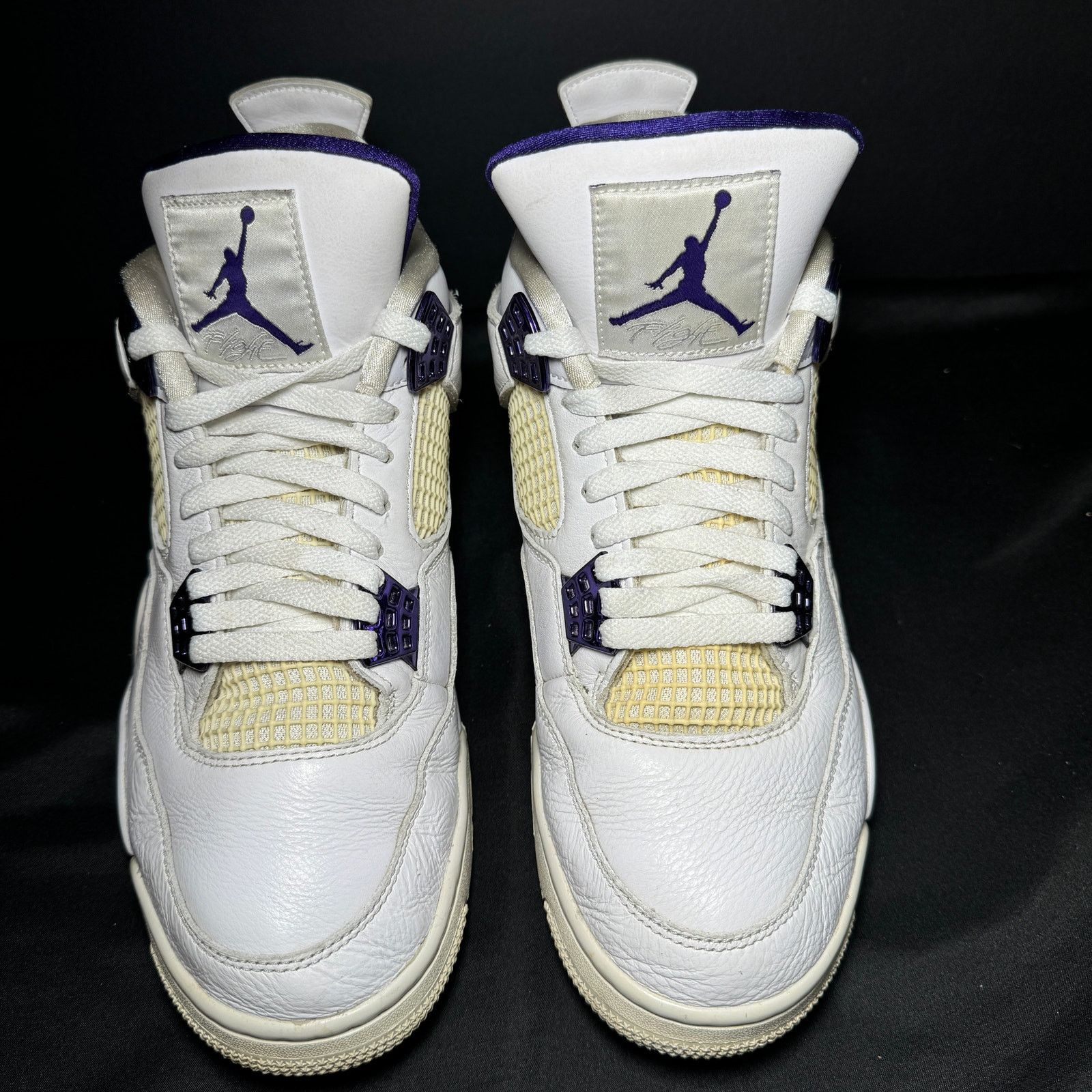 Jordan Brand × Nike Size 10.5 - Air Jordan 4 Retro Purple Metallic Men's Shoes Size US 10.5 / EU 43-44 - 4 Thumbnail