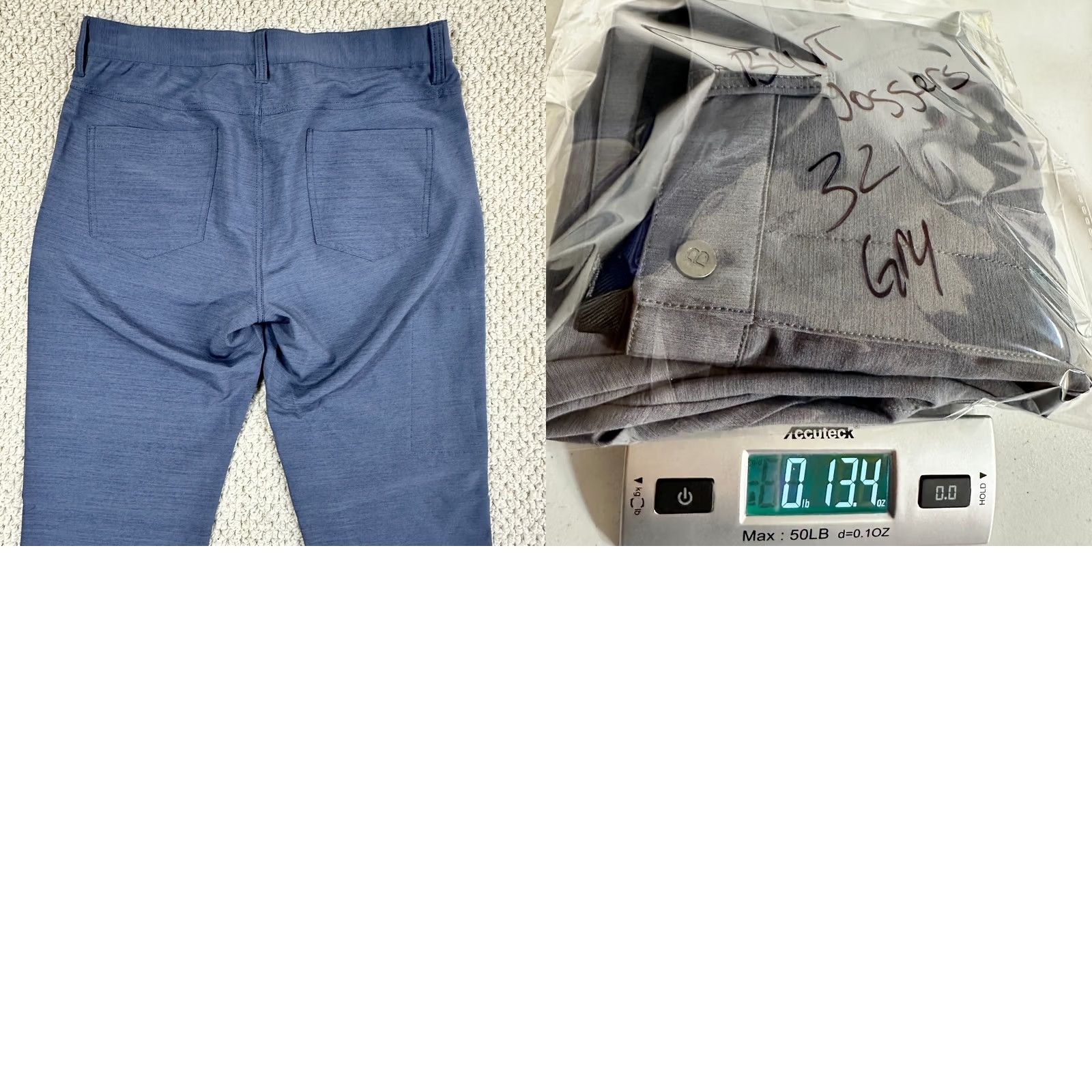 Asics BYLT Jogger Pants Mens 32 Gray Kinetic Premium Performance Activewear Basics Size US 32 / EU 48 - 9 Thumbnail