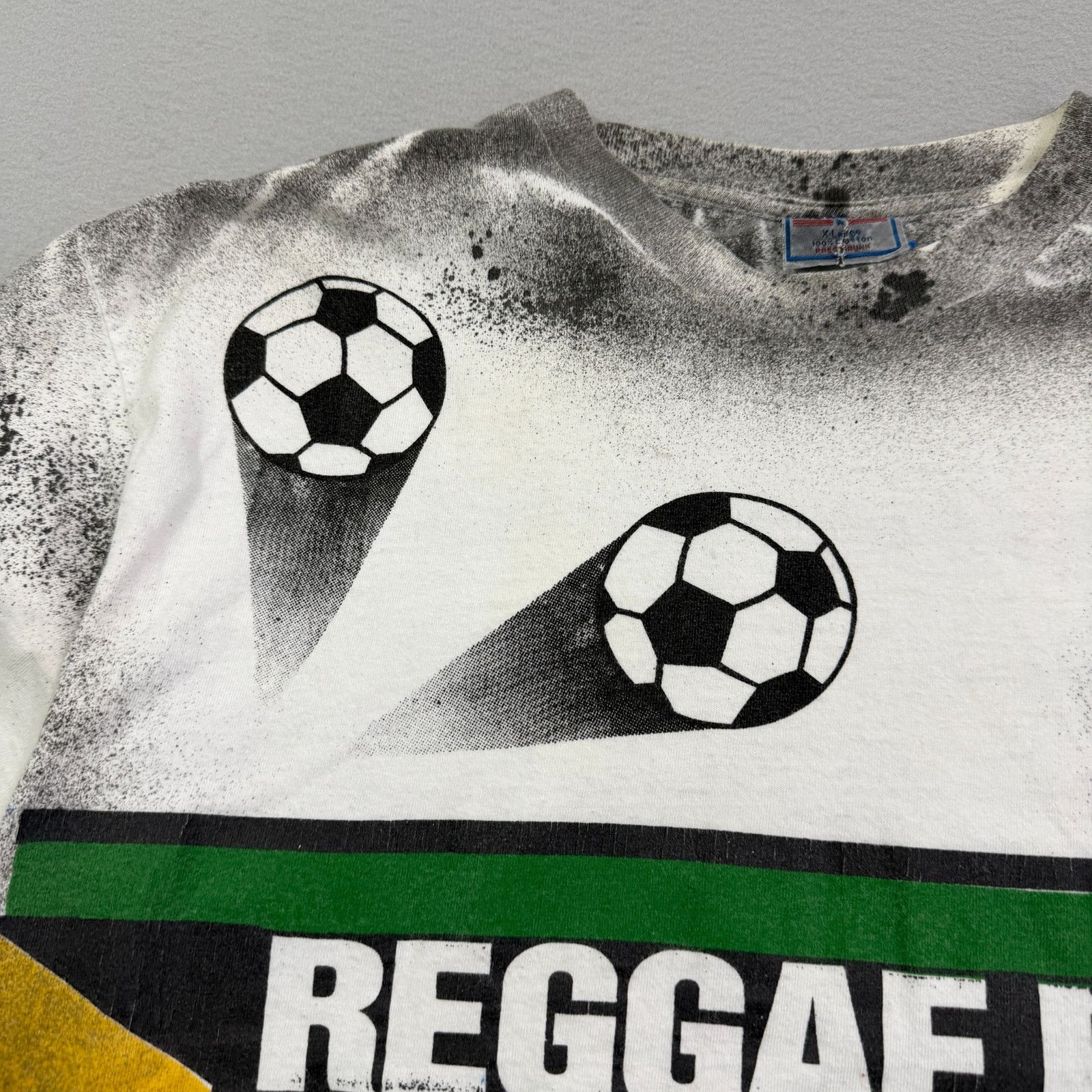 Vintage Vintage 1998 World Cup Jamaica Reggae Boyz Shirt XL 90s Size US XL / EU 56 / 4 - 5 Thumbnail
