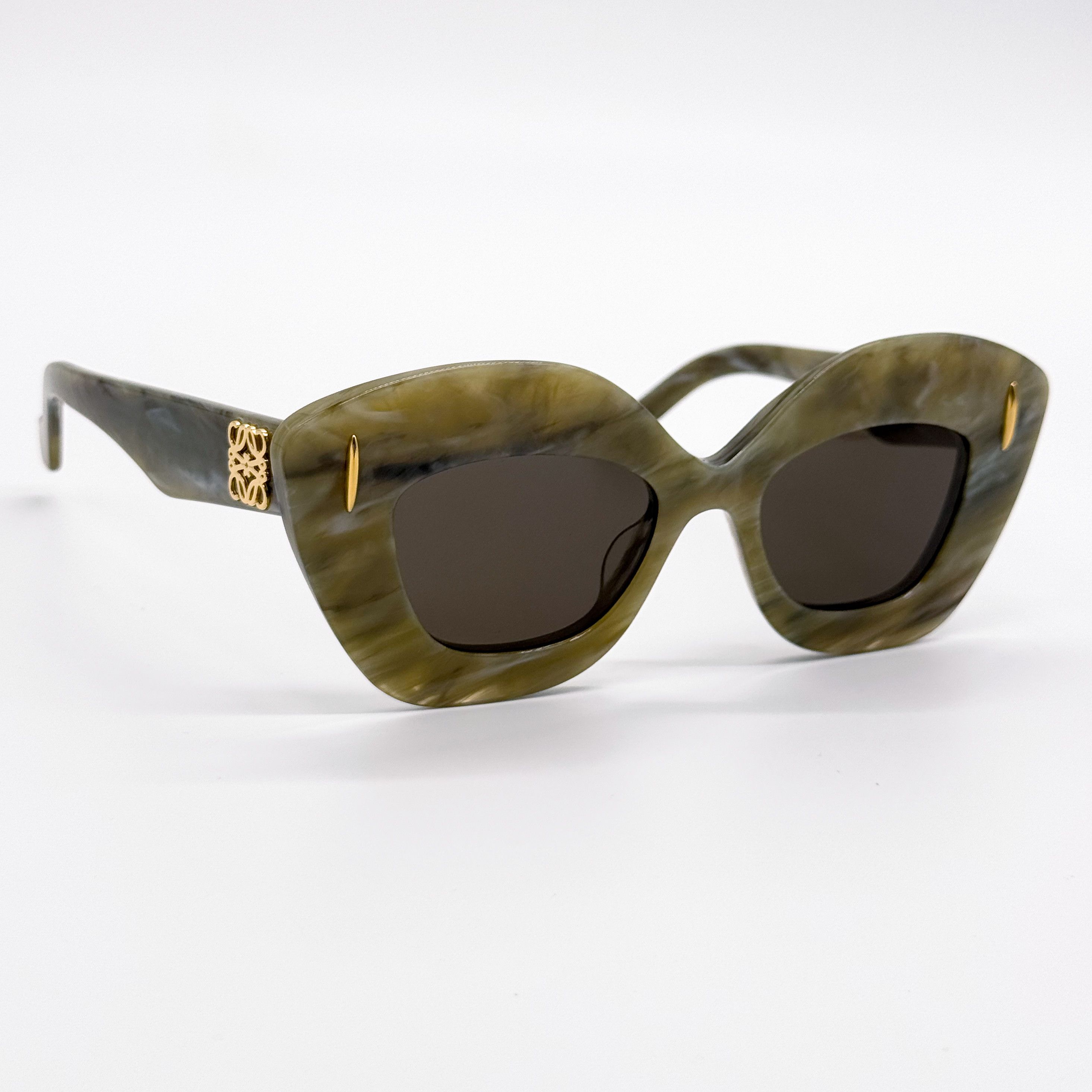Loewe NEW LOEWE LW40127I 60E GREEN CAT EYE WOMEN SUNGLASSES LOEWE Size ONE SIZE - 4 Thumbnail