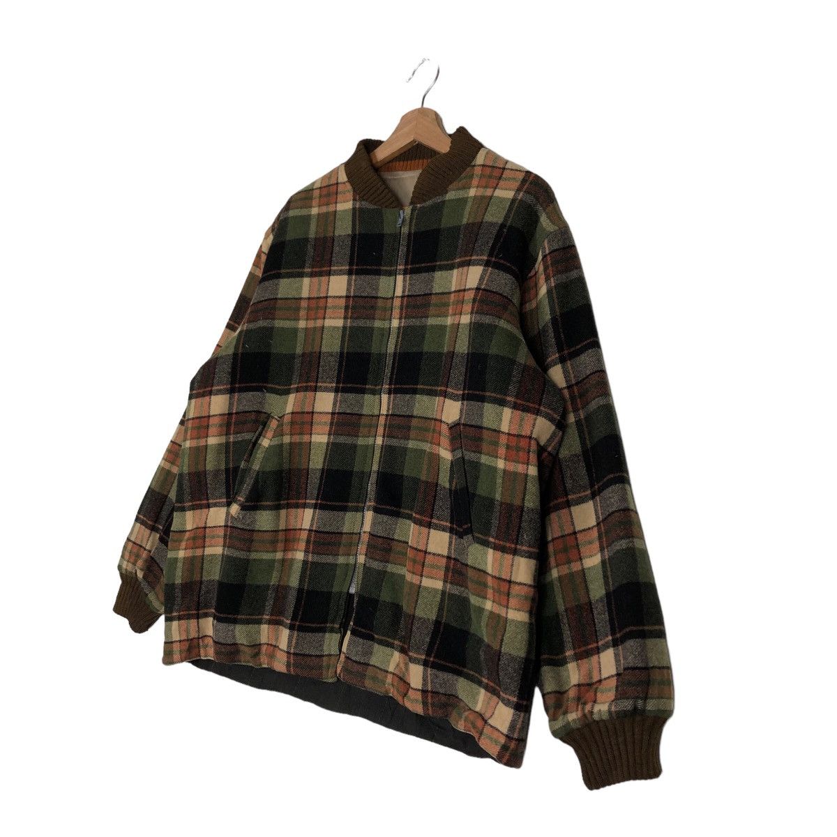 Beauty Beast 🔥90’s Vtg Flannel Wool Jacket Tartan Design Issey Miyake Size US L / EU 52-54 / 3 - 2 Thumbnail