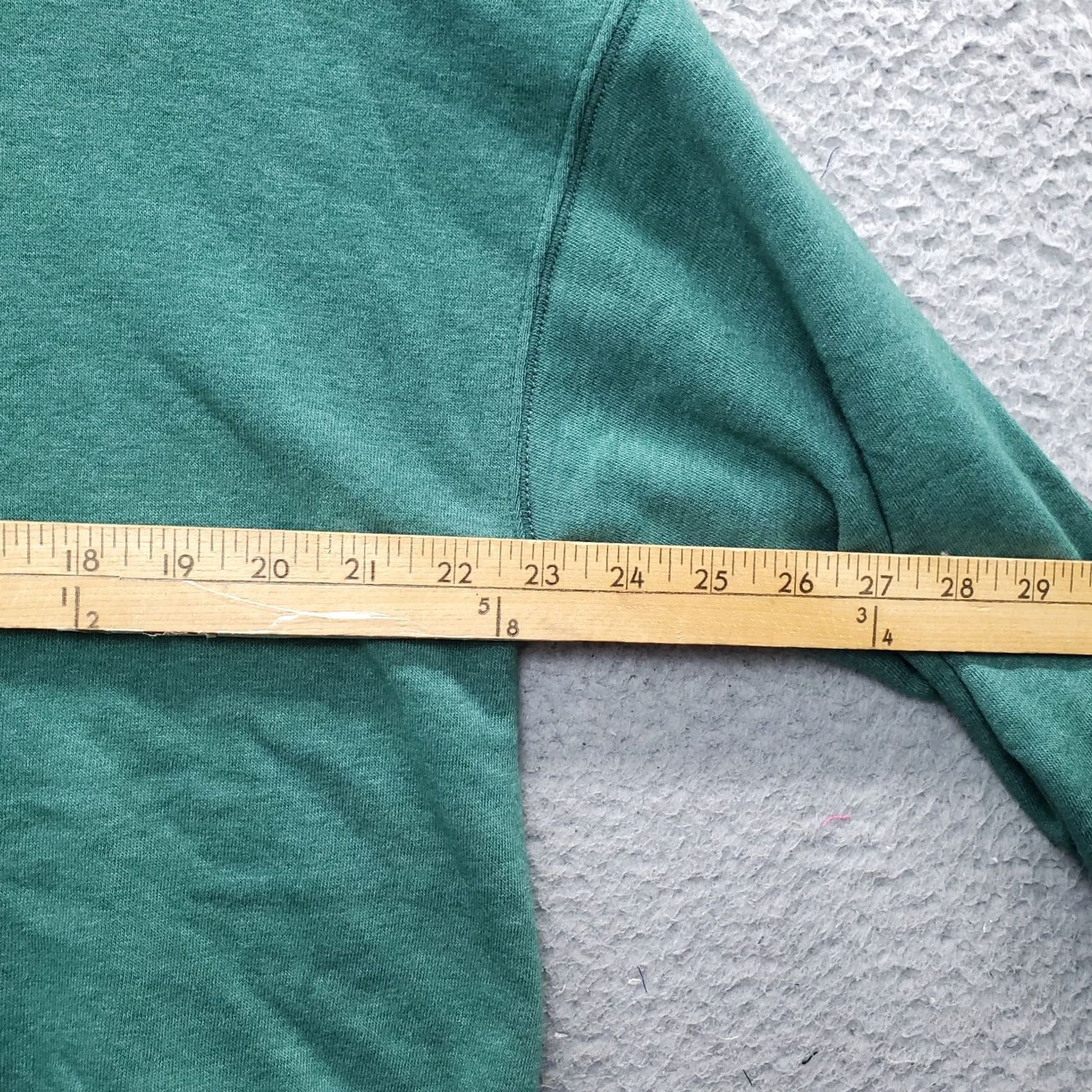 American Eagle Outfitters American Eagle Hoodie Womens M Green Cropped Fleece Lined Pullover Drawstring Hem Shirt Size M / US 6-8 / IT 42-44 - 4 Thumbnail