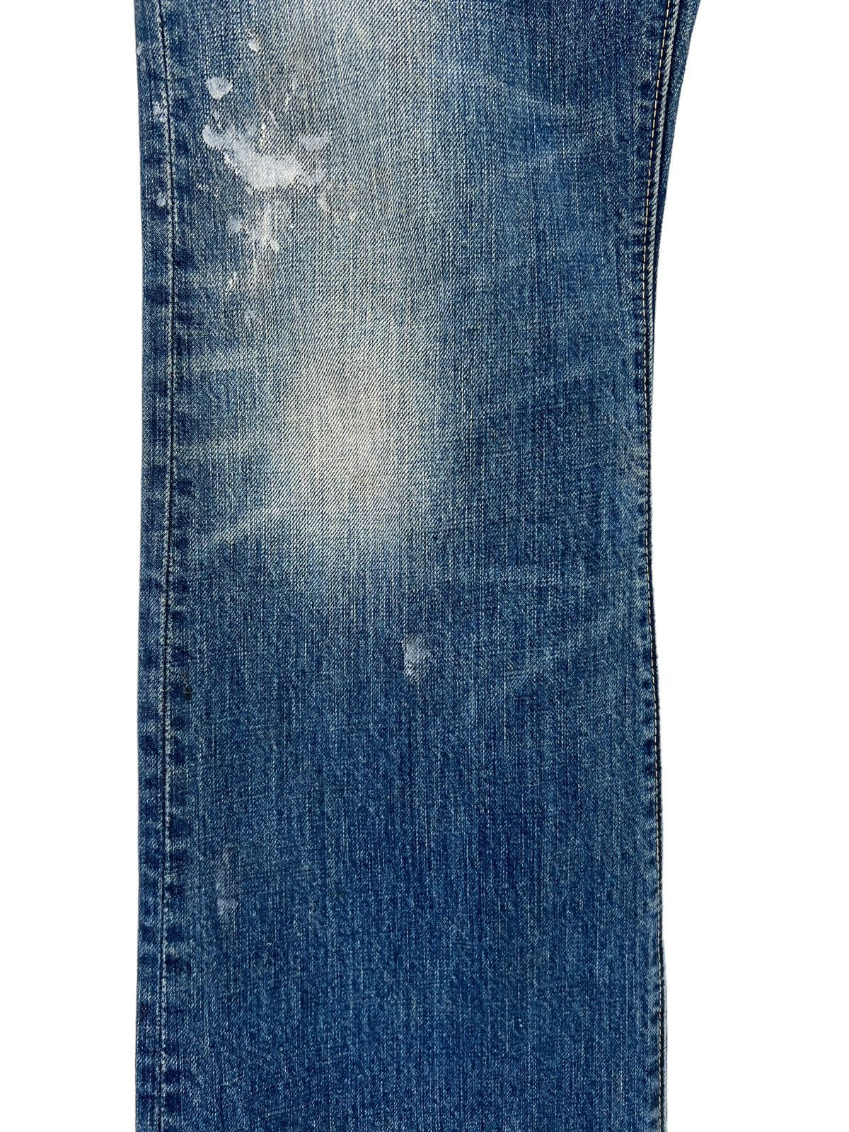 Vintage Vintage RNA Japan Distress Patchwork Mud Denim Flare Jeans Size US 29 - 9 Thumbnail