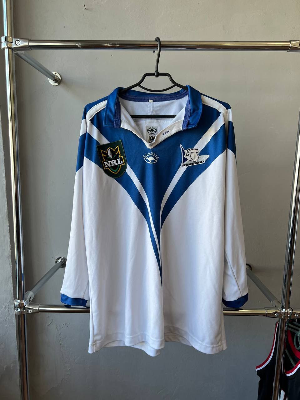 Vintage 1998/99 BANKSTOWN BULLDOGS CLASSIC RUGBY SHIRT JERSEY RARE Size US XL / EU 56 / 4 - 2 Thumbnail
