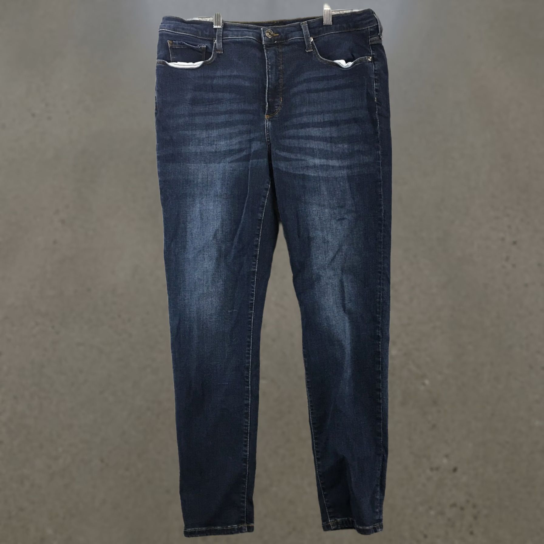 Banana Republic Banana Republic Jeans Womens 33L Blue Medium Wash Denim High Rise Zip Skinny Fit 5-Pocket Size 24" / US 00 / IT 34 - 1 Thumbnail