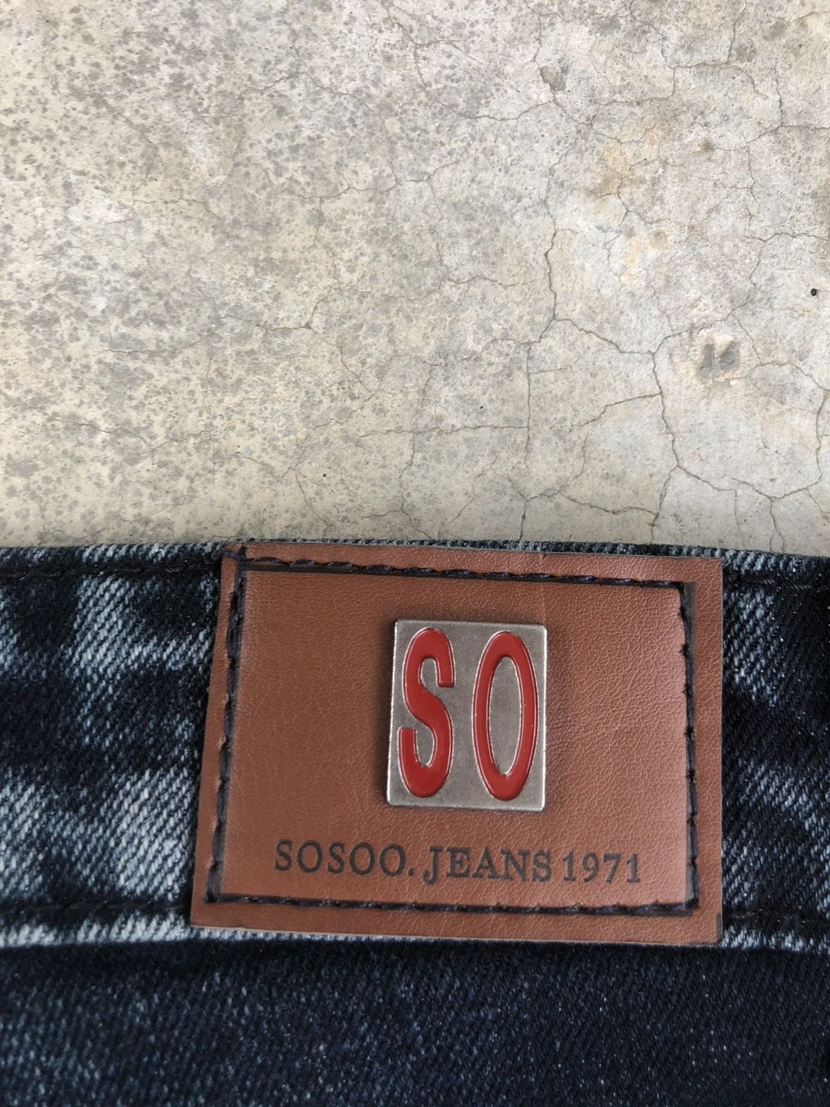 Who Decides War Sosoo Patchwork Jeans Distressed Jeans Size US 32 / EU 48 - 18 Thumbnail