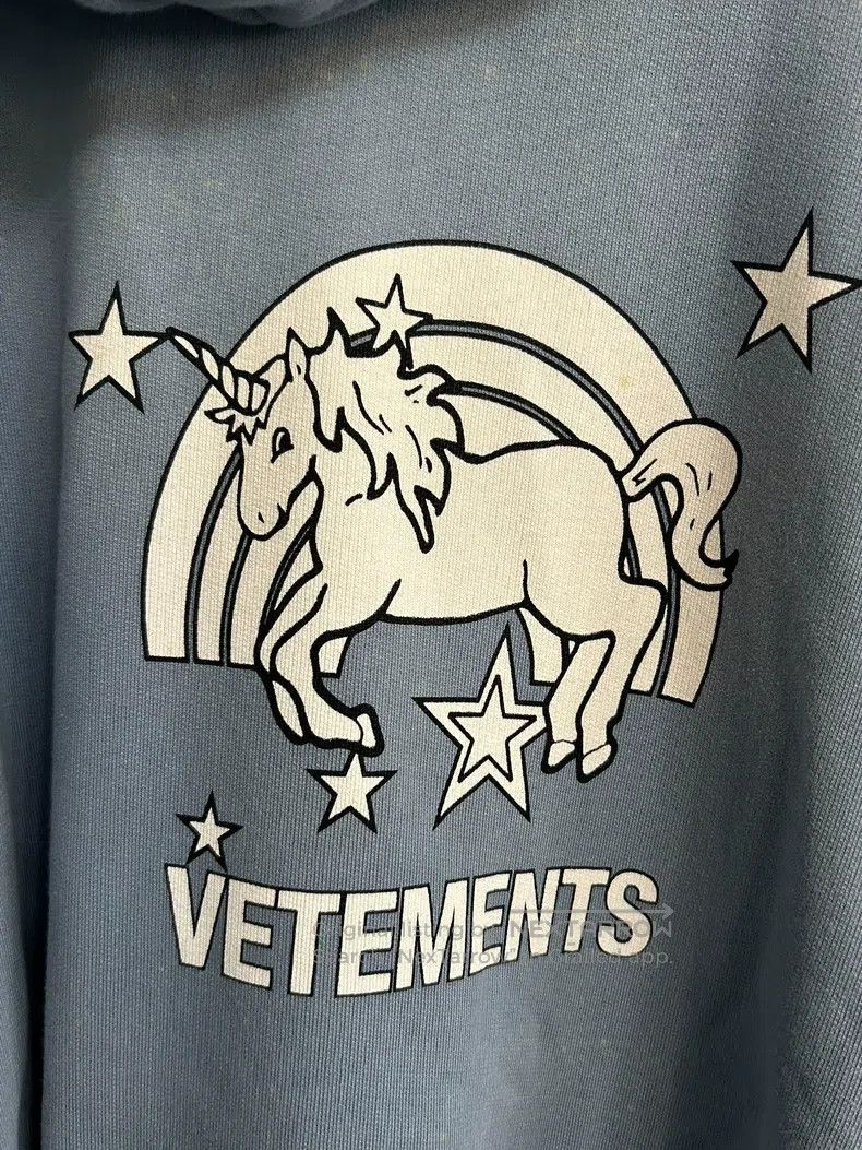 Vetements VETEMENTS Blue unicorn Size US M / EU 48-50 / 2 - 3 Thumbnail