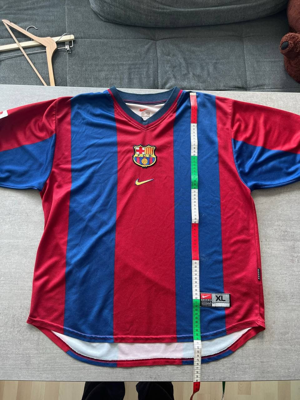Nike Barcelona 1998/99 Nike Home Jersey Size US XL / EU 56 / 4 - 16 Thumbnail