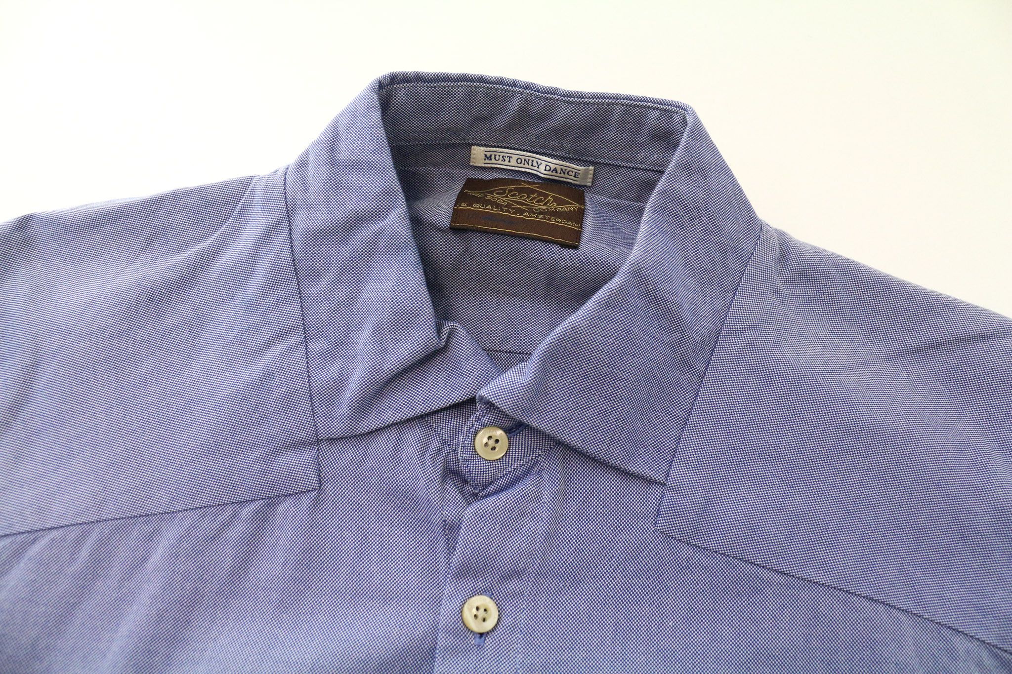 Scotch & Soda AMS COUTURE M Blue Cotton Long Sleeve Shirt 74251 Size US M / EU 48-50 / 2 - 3 Thumbnail