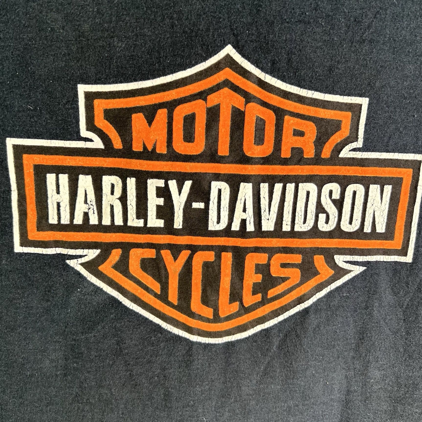Harley Davidson Harley-Davidson T-Shirt Mens 3XL Crew Neck Logo Graphic Print Black Motorcycle Biker USA 2010s Size US XXL / EU 58 / 5 - 2 Thumbnail