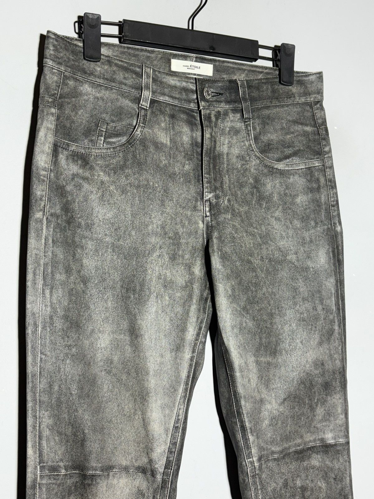 Isabel Marant Isabel Marant Étoile Taro Trousers Lamb Leather Pants Size 26" / US 2 / IT 38 - 5 Thumbnail