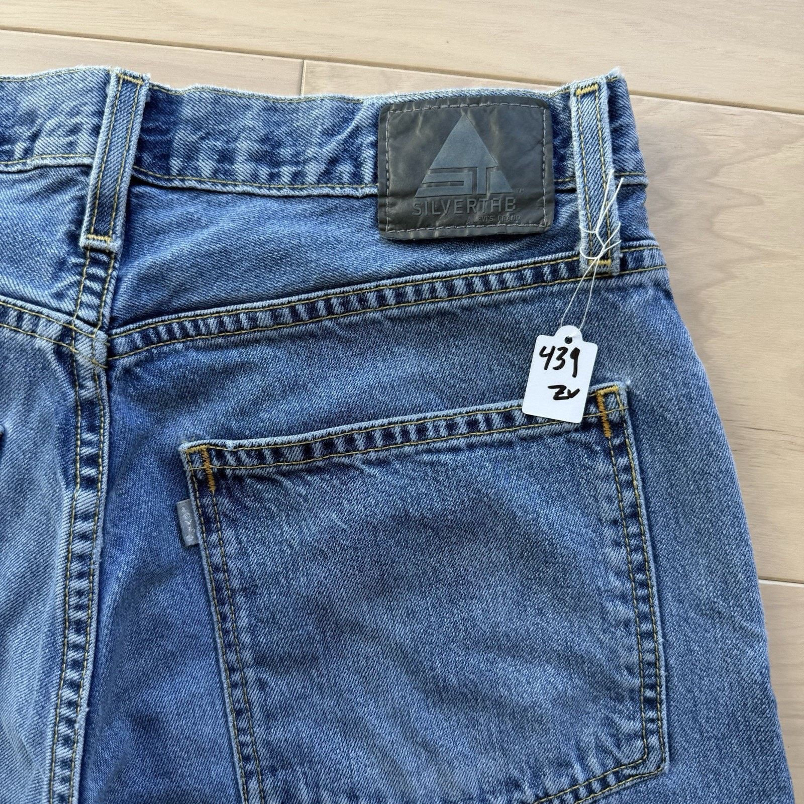 Levi's × Vintage Vintage Levis Silver Tab Jeans 30 Blue 90s Baggy Denim Size US 30 / EU 46 - 9 Thumbnail