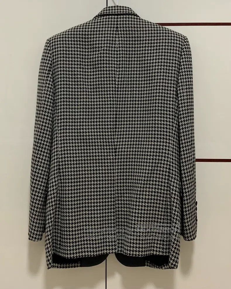 Saint Laurent Paris Saint Laurent Paris Leather Collar Houndstooth Suit Size US S / EU 44-46 / 1 - 2 Thumbnail