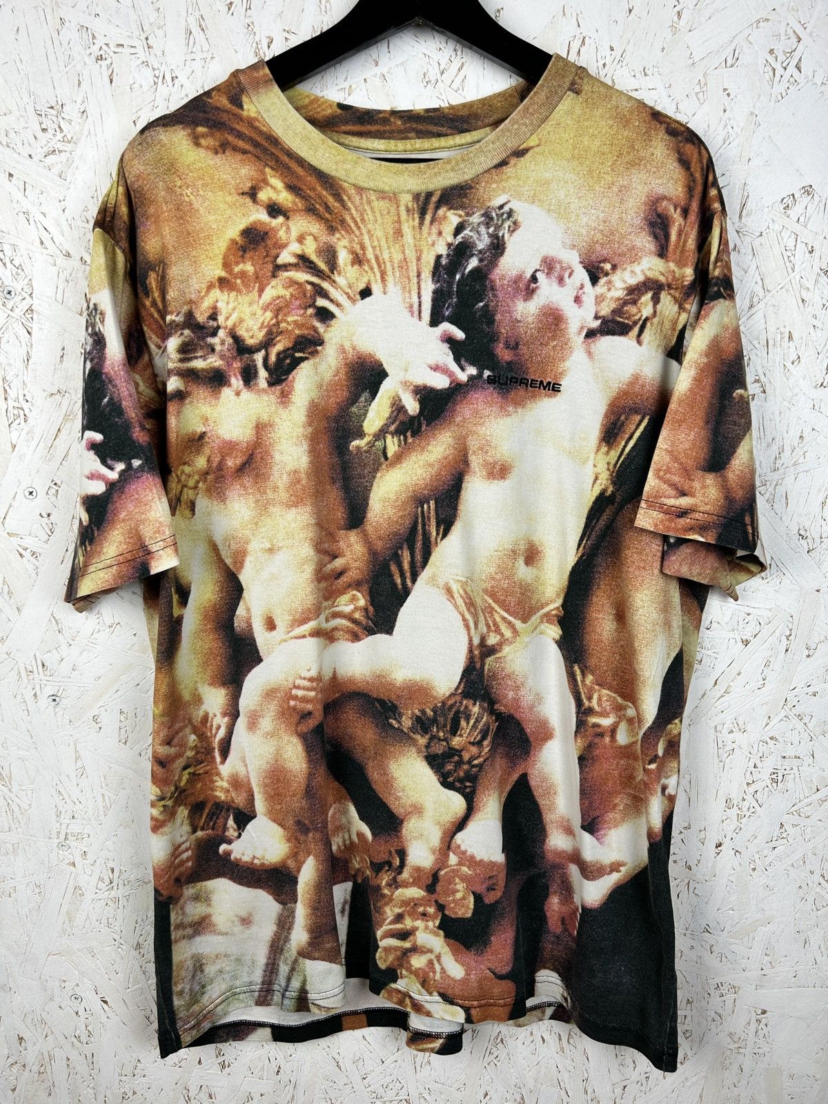 Supreme SS19 Putti Allover Print Art AOP T-Shirt
