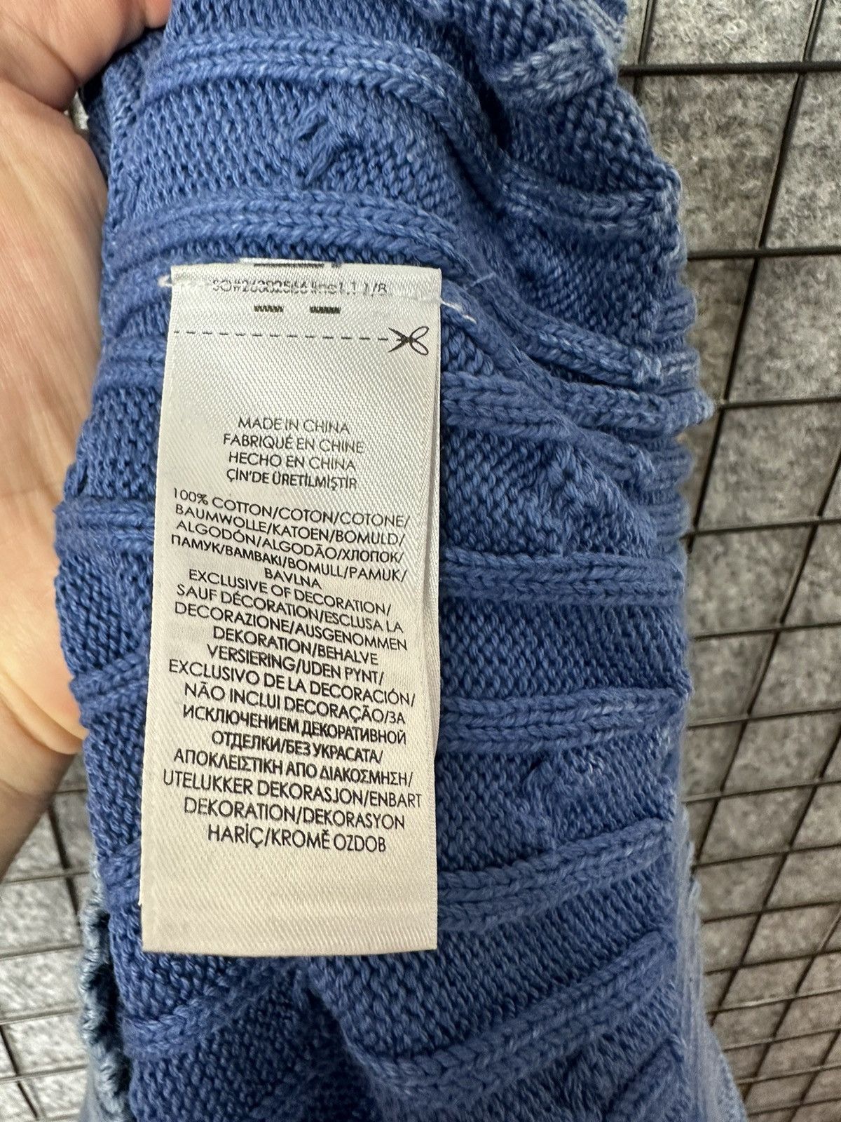 Ralph Lauren Polo Ralph Lauren Washed Cable Knit Cotton Sweater Size XL Size XL / US 12-14 / IT 48-50 - 6 Thumbnail