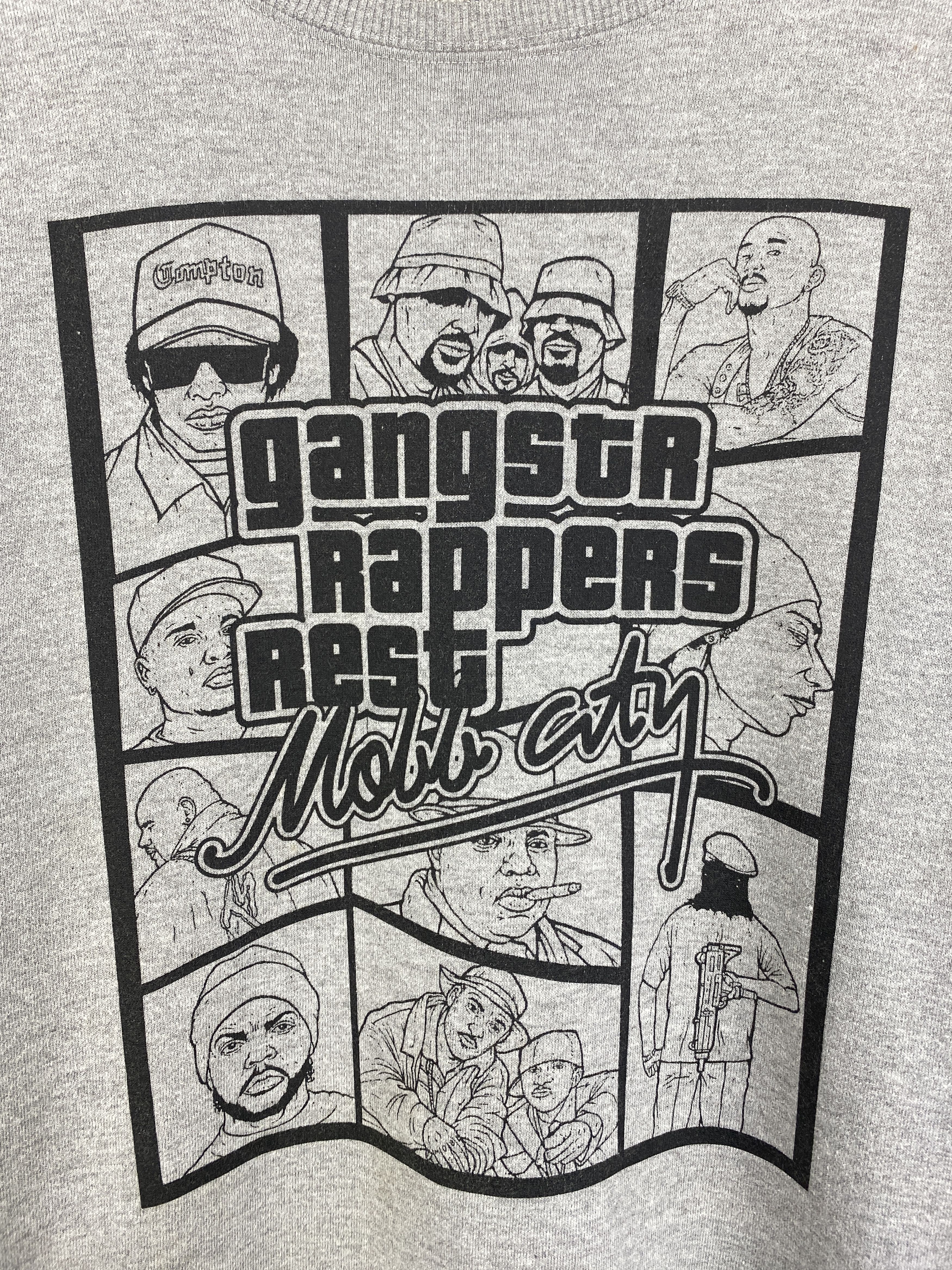Rap Tees Vintage Gangsta Rappers Rest Crewneck SH0033 Size US XL / EU 56 / 4 - 6 Thumbnail