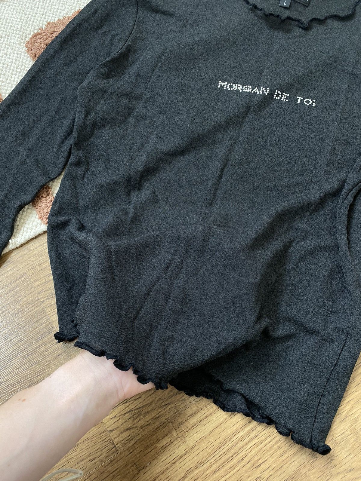 Morgan De Toi VINTAGE MORGAN DE TOI FRANCE MESH LONGSLEEVE Size L / US 10 / IT 46 - 6 Thumbnail
