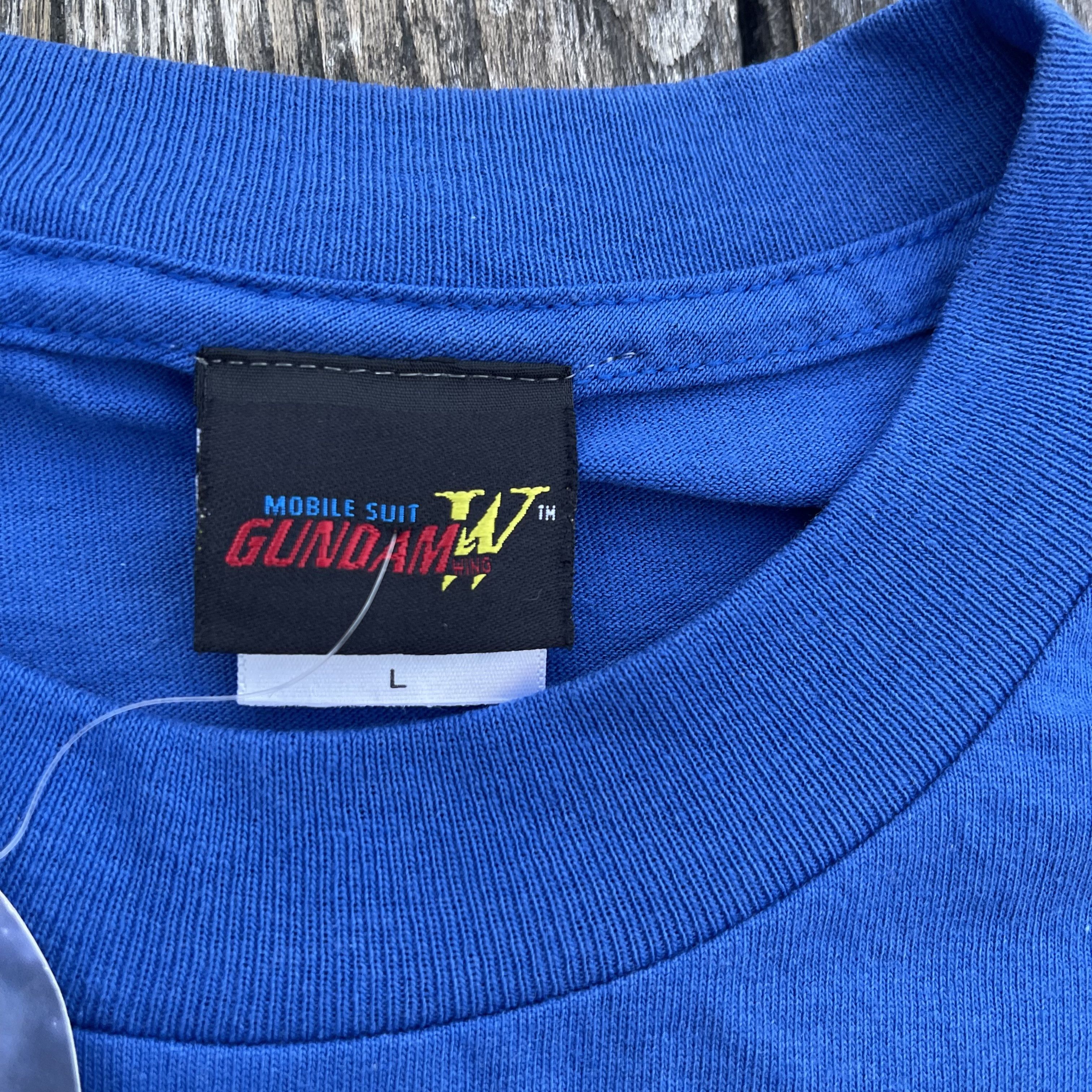 Vintage Vintage 1995 Mobile Suit Gundam Wing Sandrock Anime T-shirt Size US L / EU 52-54 / 3 - 7 Thumbnail