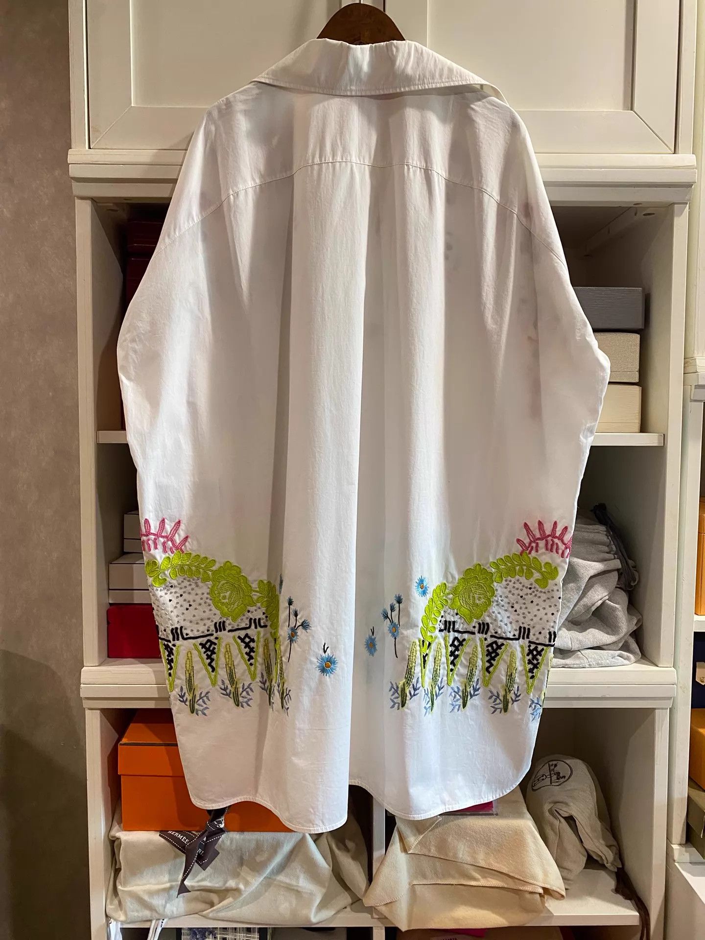 Valentino Valentino 36 Heavy Beaded Embroidery Shirt/Dress Size XS / US 0-2 / IT 36-38 - 2 Thumbnail
