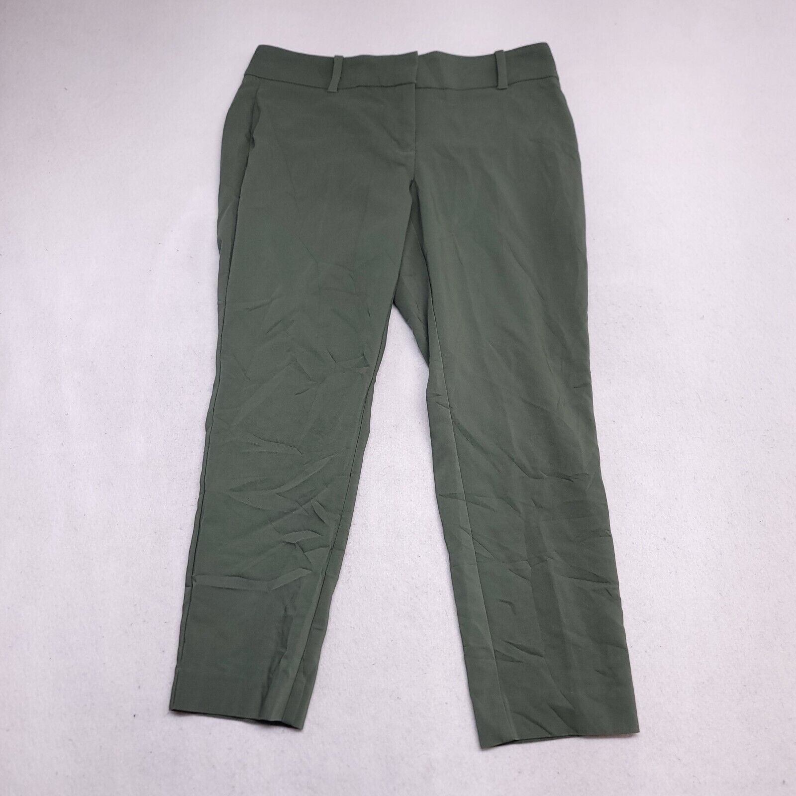 White House Black Market White House Black Market Chino Pants Womens Size 10 Green Size 32" / US 10 / IT 46 - 2 Thumbnail