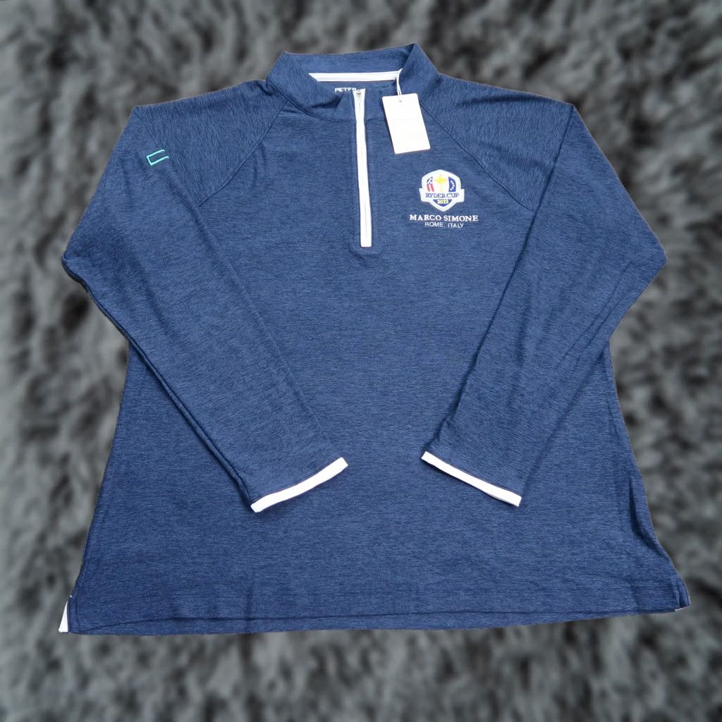 Peter Millar Pullover Womens 1XL Crown Sport Performance Ryder Cup Italy in Black, Women's