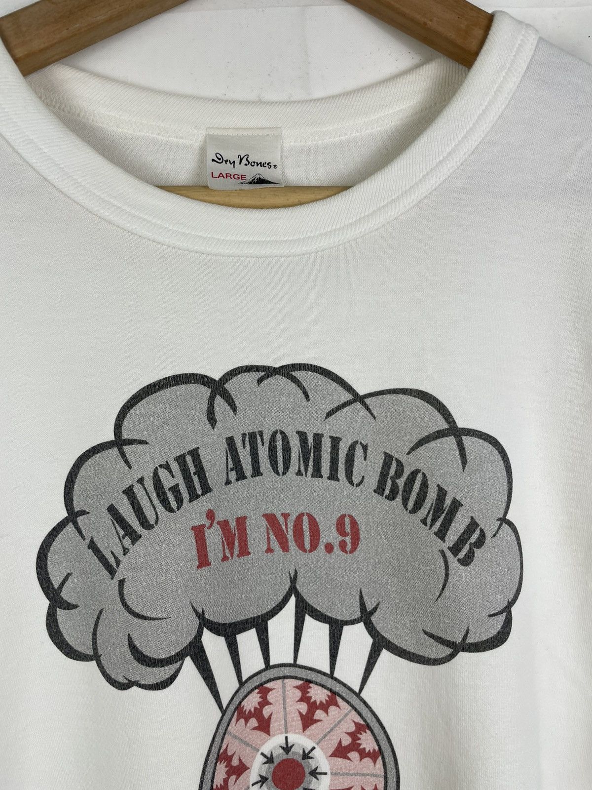 Dry Bones × Japanese Brand Dry Bones Japan “Laugh Atomic Bomb” Tee - Rare Cult Graphic Size US L / EU 52-54 / 3 - 5 Thumbnail