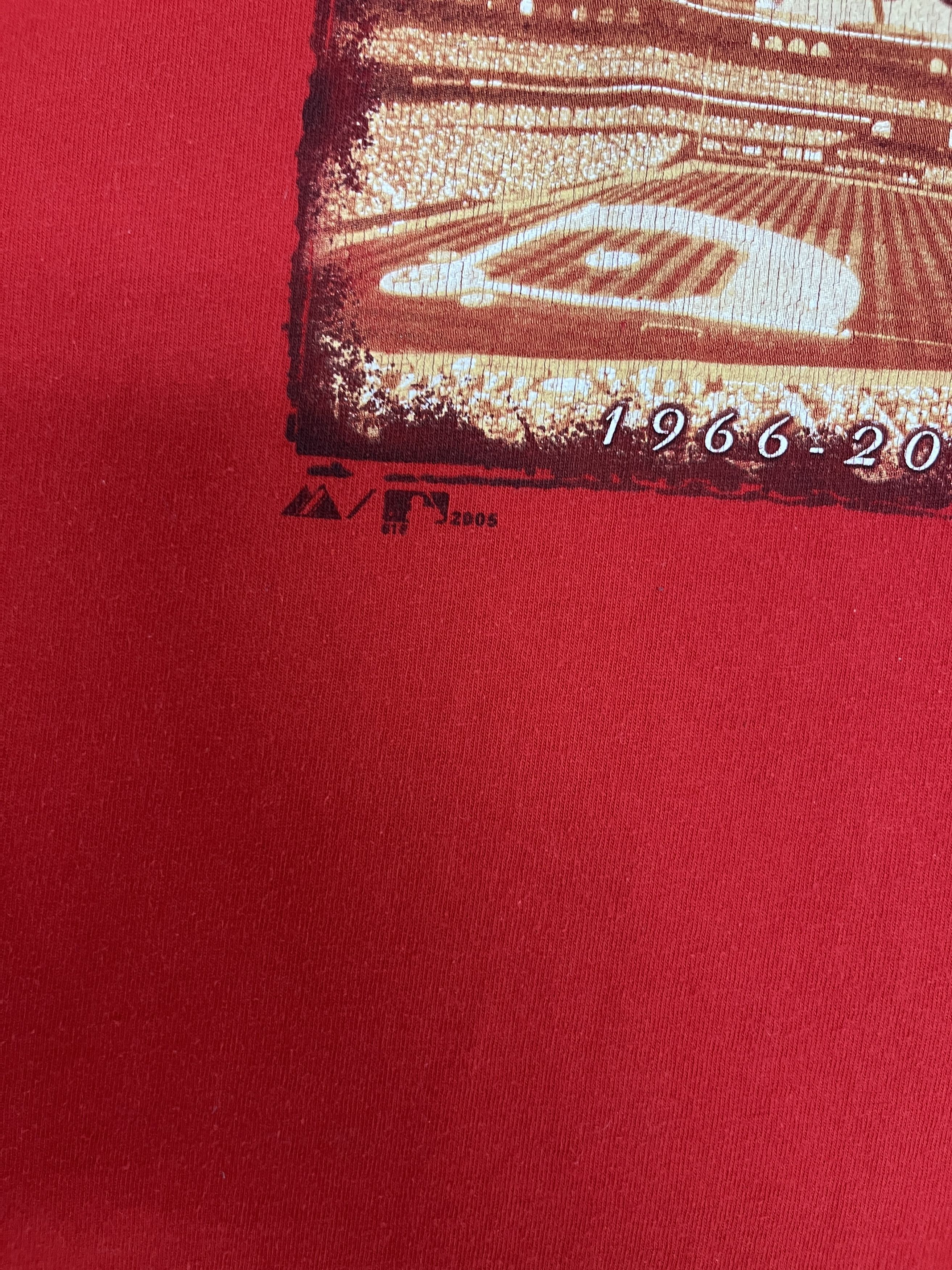 Majestic × Vintage St. Louis Cardinals Farewell Busch Stadium Vintage Tee Size US XL / EU 56 / 4 - 3 Thumbnail