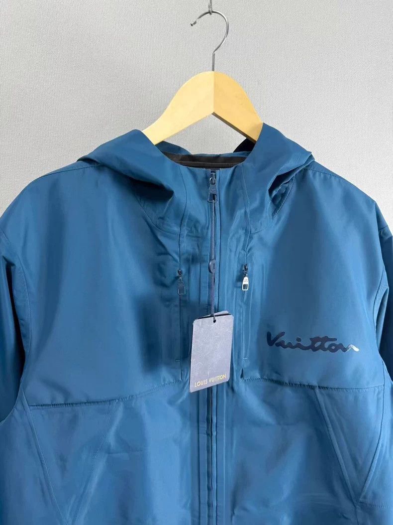 Louis Vuitton Louis Vuitton Blue Offset Lettering Back Logo Trooper Jack Size US M / EU 48-50 / 2 - 2 Thumbnail