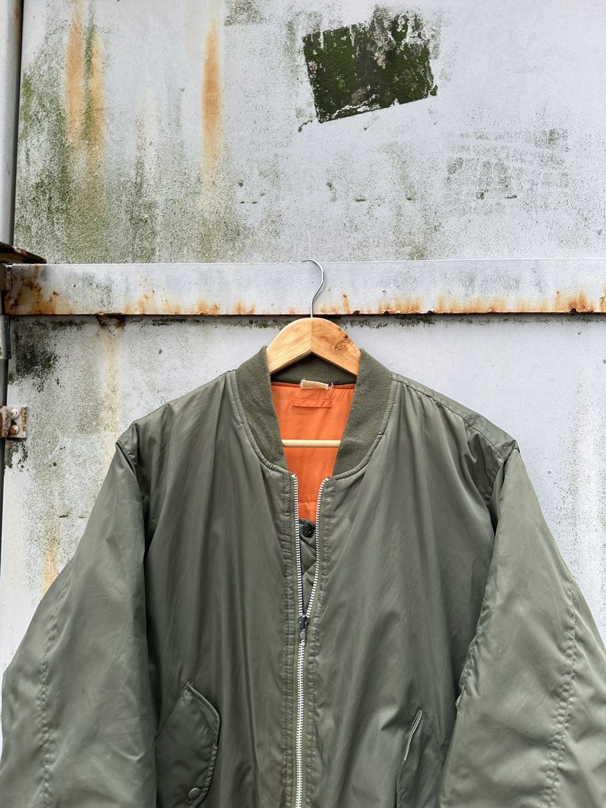 Vintage 🪖Vintage MA-1 Man Intermediate Bomber Jacket Size US M / EU 48-50 / 2 - 5 Thumbnail