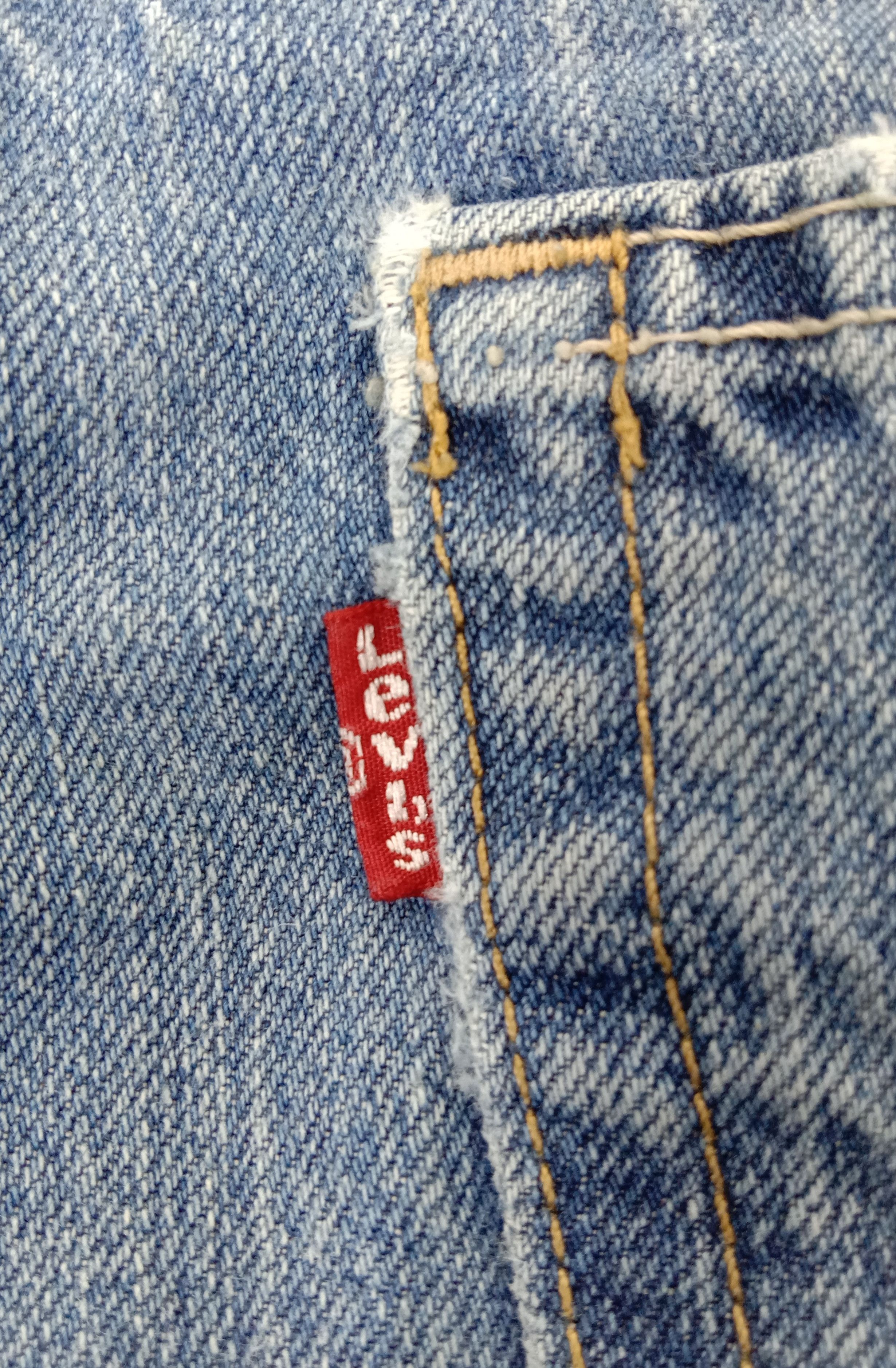 Vintage Levi's 508 Ripped Jeans Earth Tone Distressed Denim