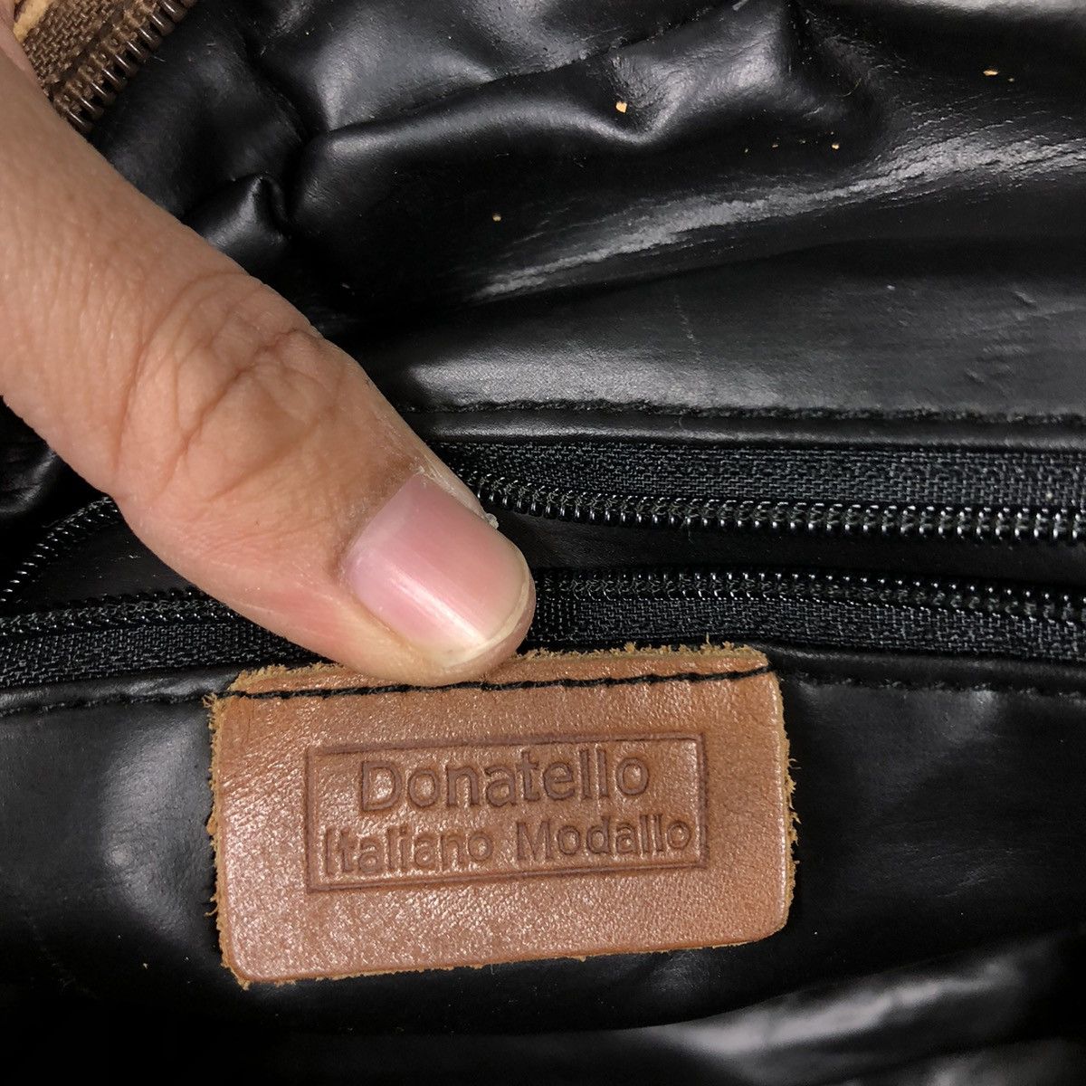 Japanese Brand × Leather × Vintage 📌Vintage Leather Birkins Donatello Italiano Modallo Size ONE SIZE - 17 Thumbnail