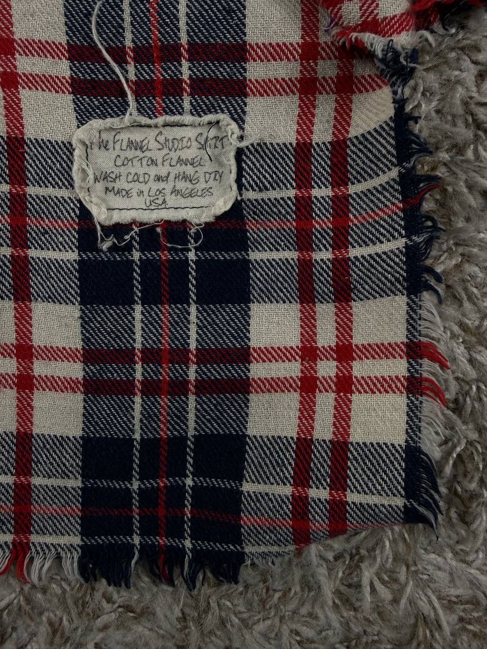 Greg Lauren Greg Lauren Flannel Plaid Shirt Long Sleeve Size US L / EU 52-54 / 3 - 11 Thumbnail