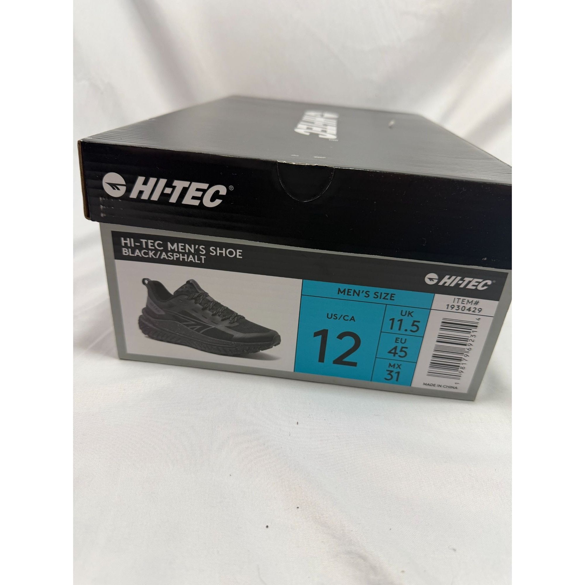 Hi Tec Hi-Tec Men’s Trail Hiking Shoes Black Asphalt Size 12 US CH8 Size US 12 / EU 45 - 8 Thumbnail