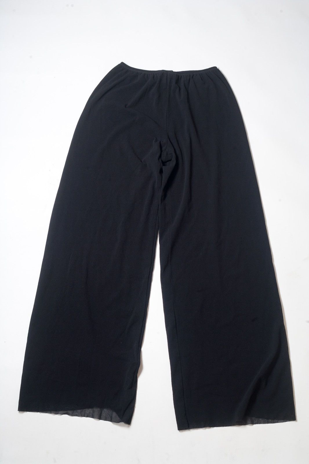 Jean Paul Gaultier Jean Paul Gaultier Womens Elastic Waist Wide Leg Mesh Pants Size 32" / US 10 / IT 46 - 1 Thumbnail