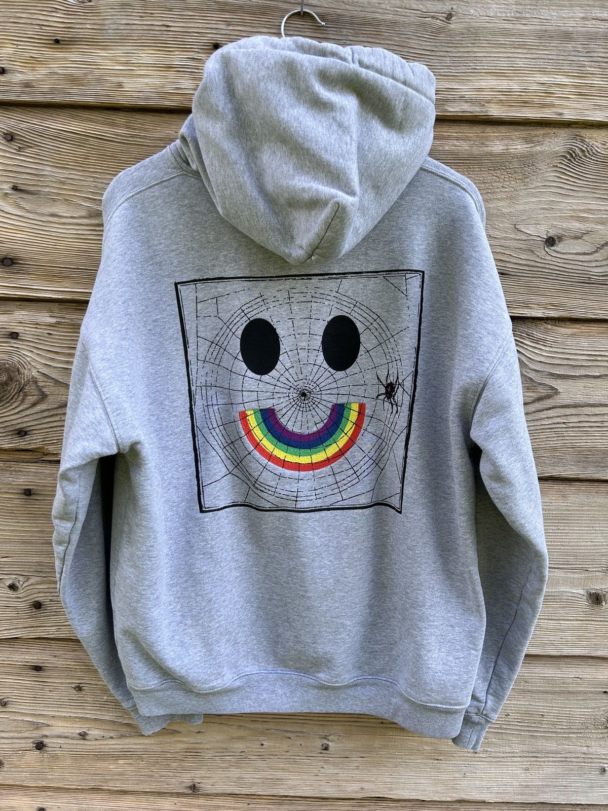 Patta Patta Webbed Smiley Back Logo Hoodie In Grey Size US XL / EU 56 / 4 - 1 Thumbnail