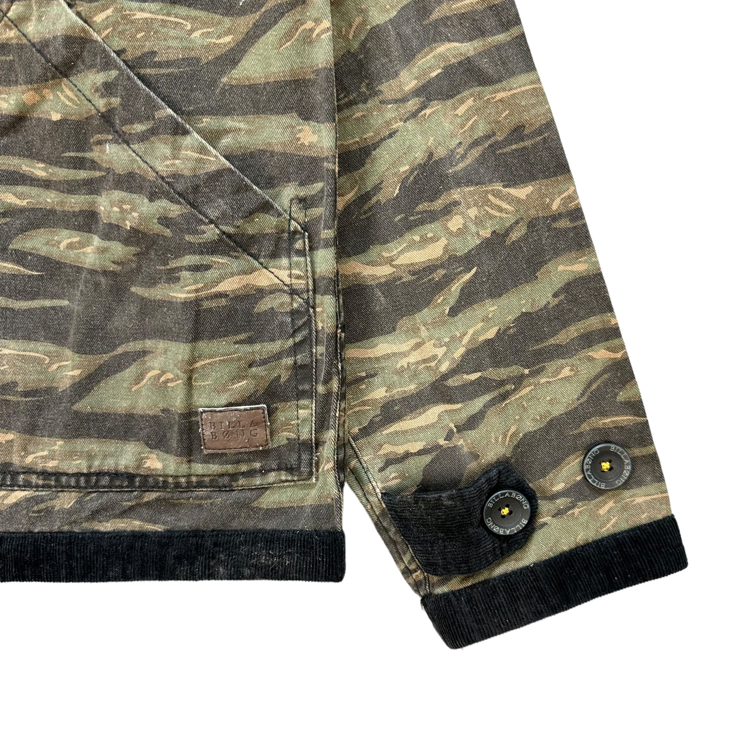 Billabong Billabong Camo Tiger Striped Chore Jacket #A33-0770 Size US L / EU 52-54 / 3 - 5 Thumbnail