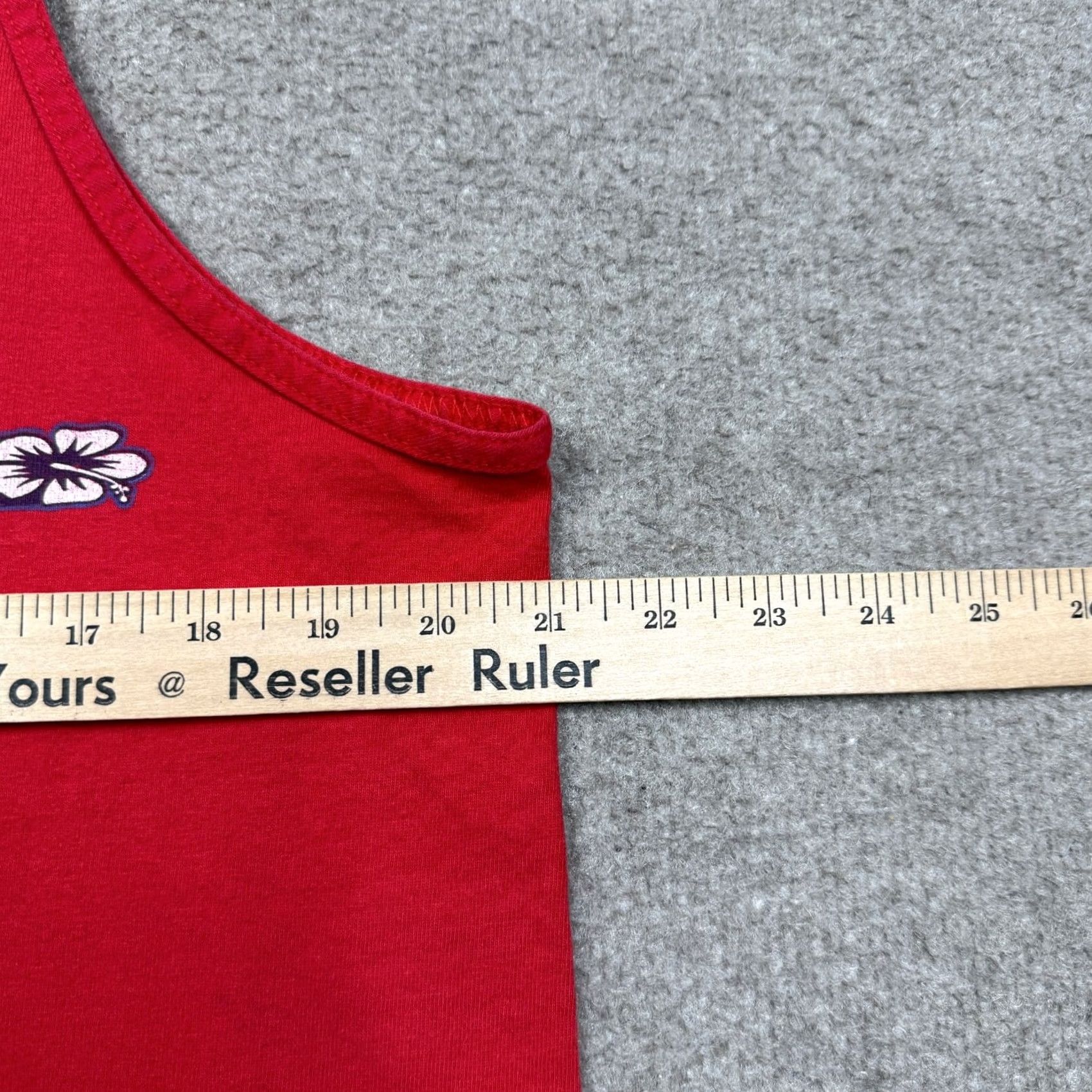 AAA VINTAGE Murina Hawaiian Shirt Red Large L Tank Top Sleeveless Surfer Mens 90s Tropical Size US L / EU 52-54 / 3 - 7 Thumbnail