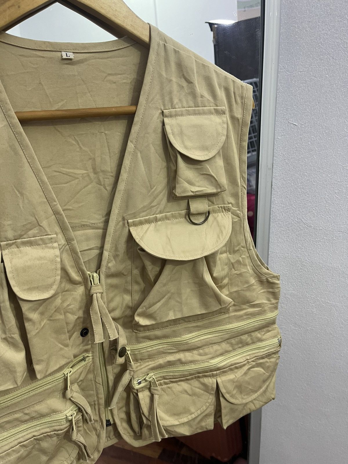 Japanese Brand BASTET Multi Pocket Fishing Vest Big Back Pocket Size US L / EU 52-54 / 3 - 3 Thumbnail