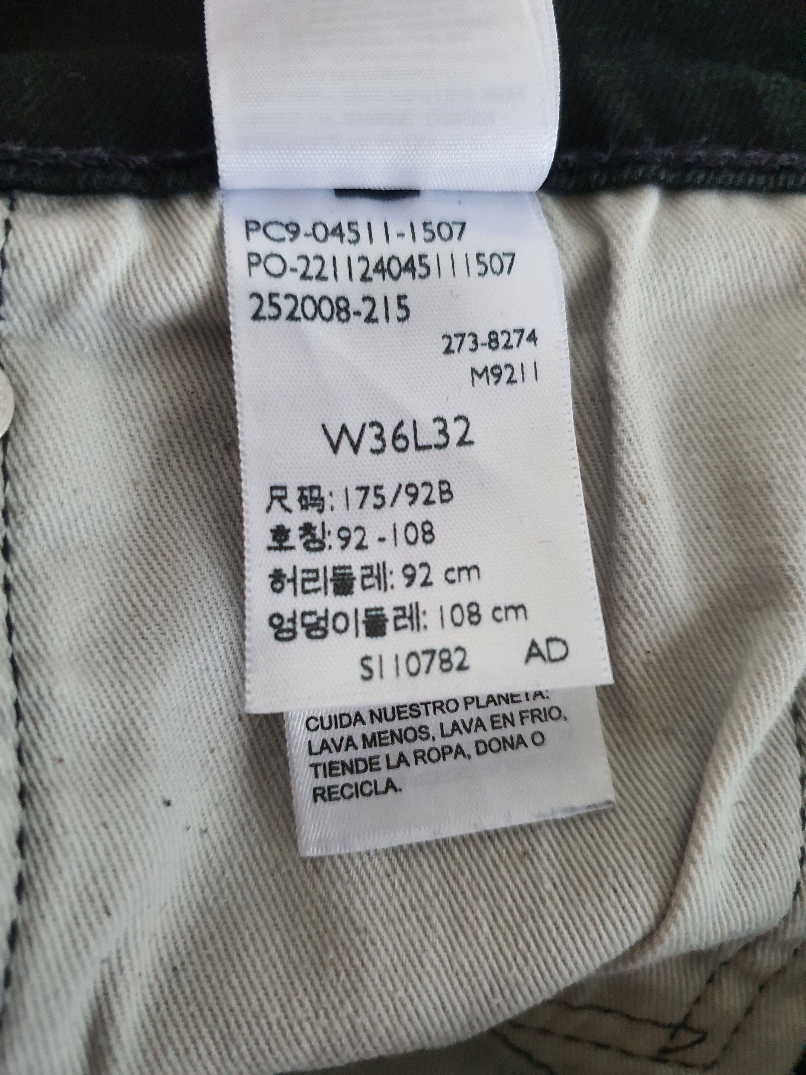 Levi's PREMIUM '511 Slim Fit Jeans' (PC9: 04511-1507) - Sz W36 L25 Size US 36 / EU 52 - 7 Thumbnail