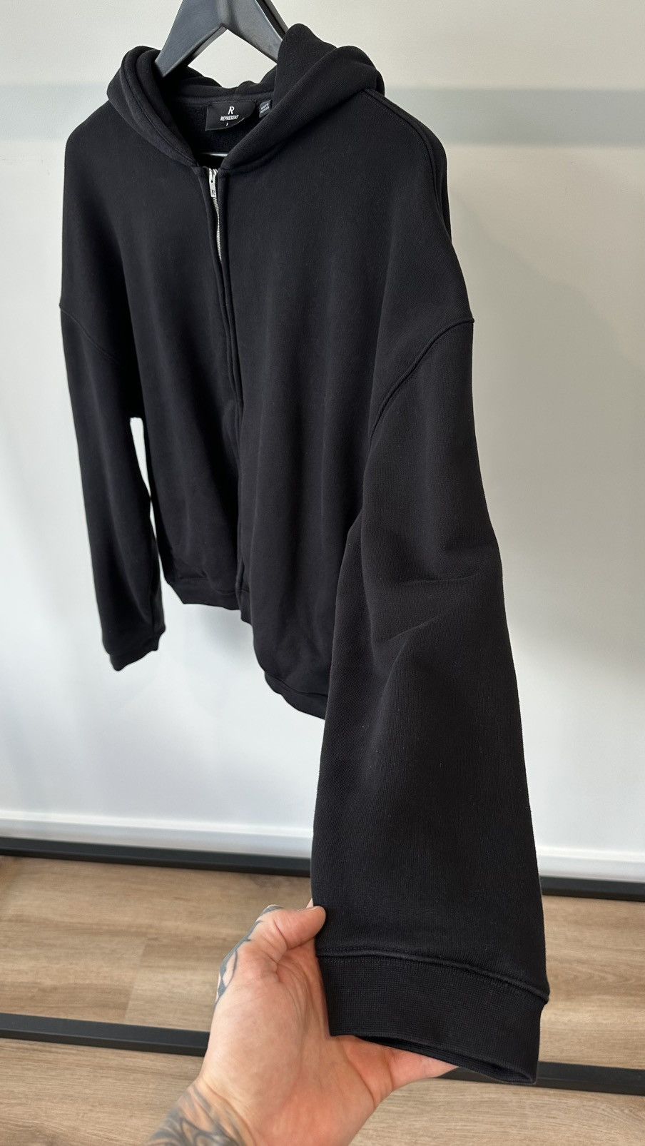Represent Clo. Initial Oversized Zip Hoodie Size US S / EU 44-46 / 1 - 6 Thumbnail