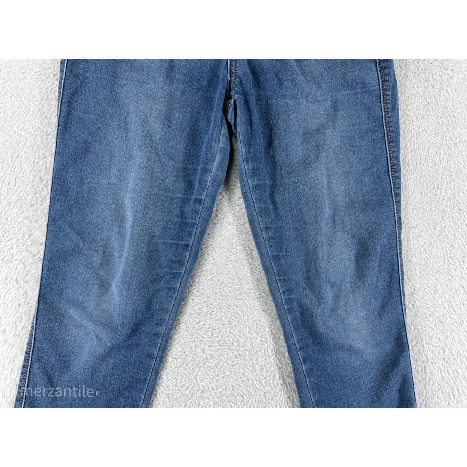 Vintage Seven7 Jeans Womens Jeans Mid Rise Blue Denim Skinny Cotton Blend Embroidered 4 Size 27" / US 4 / IT 40 - 7 Thumbnail