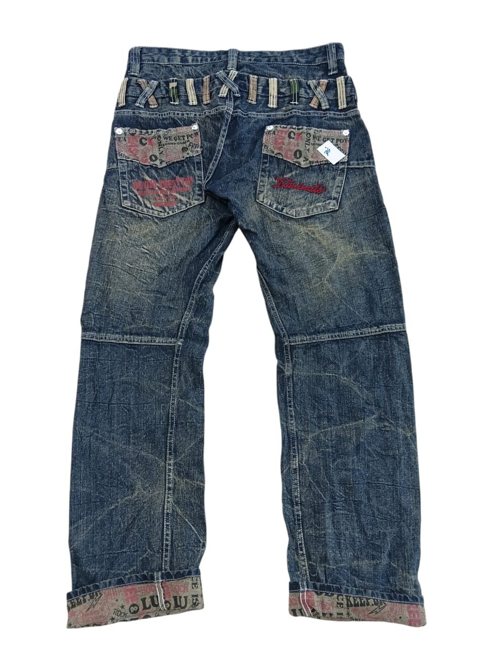 If Six Was Nine × Japanese Brand Flared ❗🔥 Dominate Handcrafted Jeans Double Waist Size US 34 / EU 50 - 1 Thumbnail