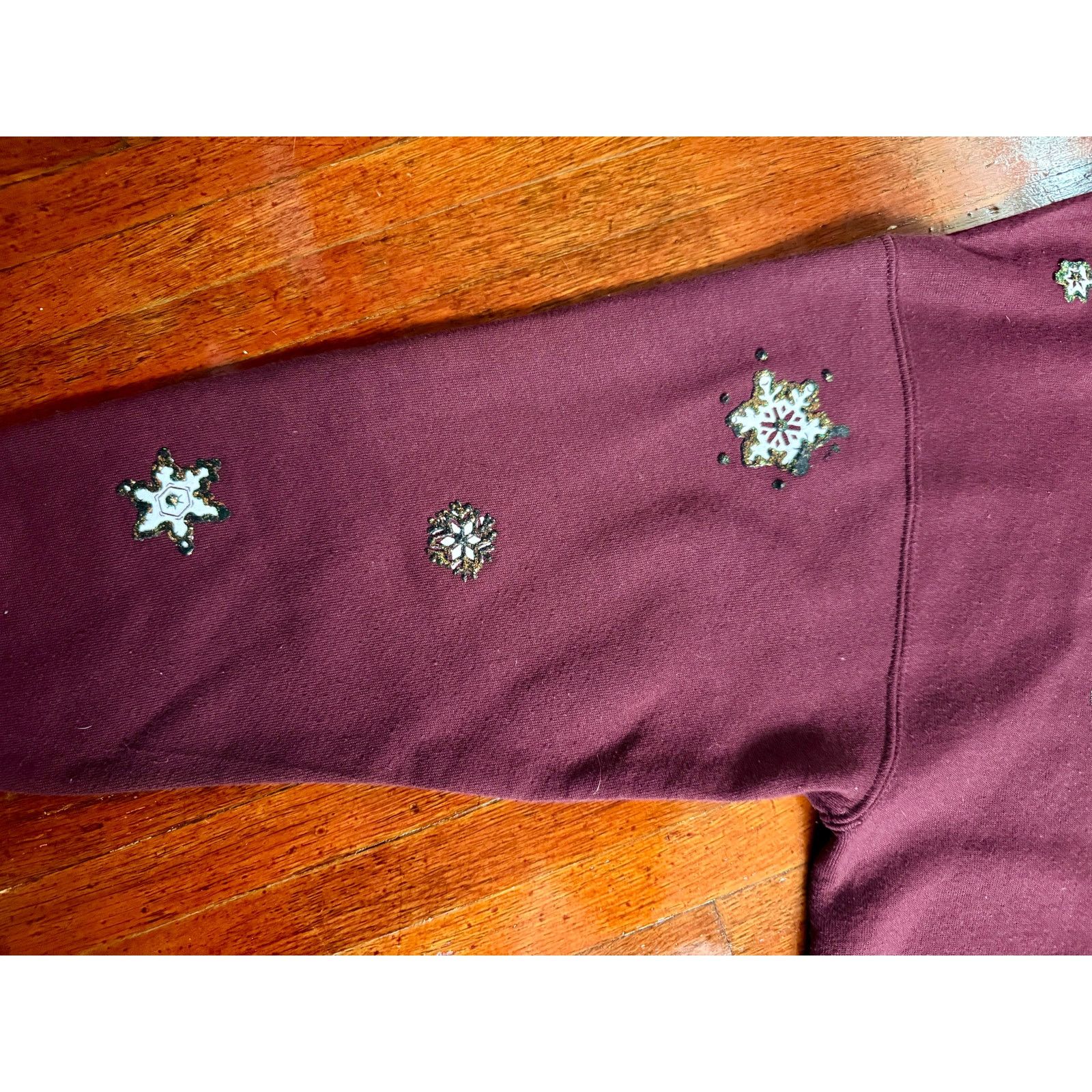 Lee Vintage Red Christmas Snowman Winter Zipper Sweatshirt Large Size L / US 10 / IT 46 - 4 Thumbnail