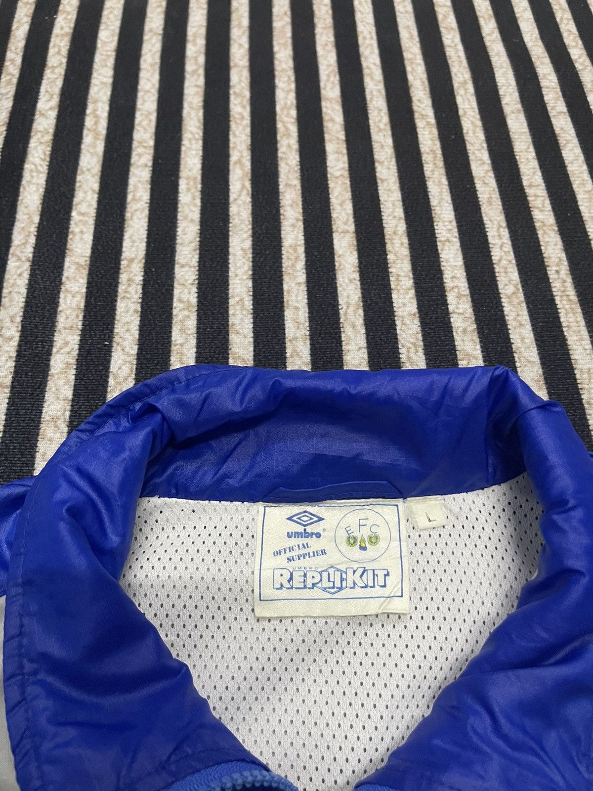 Umbro VINTAGE 1991-93 EVERTON FC HALF ZIPPER TRACKTOP JACKET Size US L / EU 52-54 / 3 - 8 Thumbnail