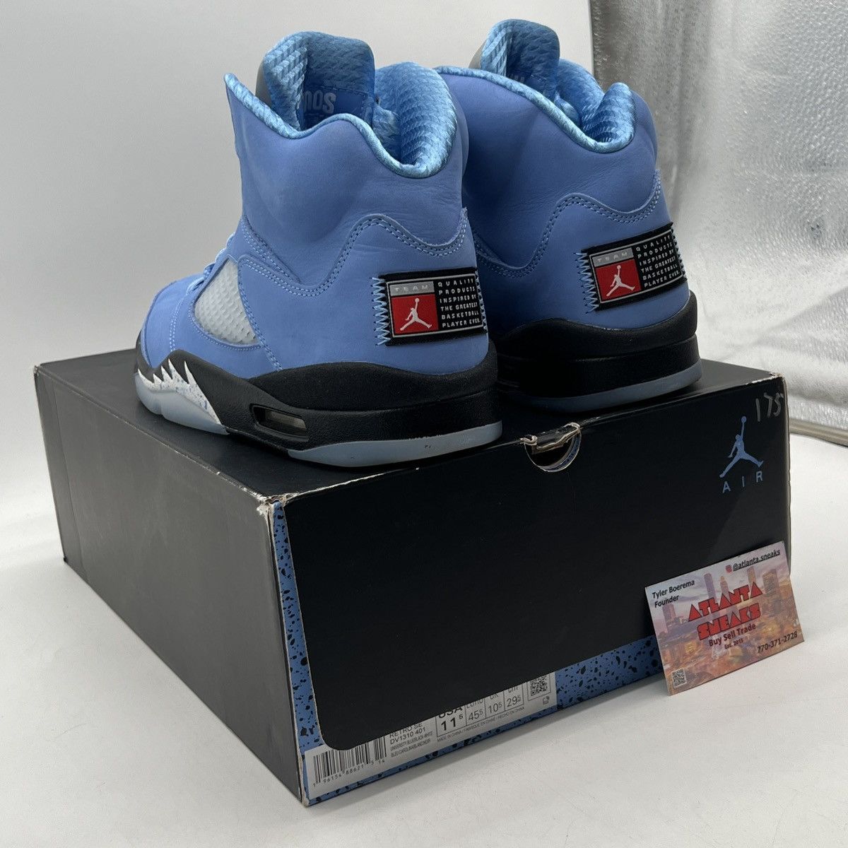 Jordan Brand Air Jordan 5 Unc Size US 11.5 / EU 44-45 - 4 Thumbnail