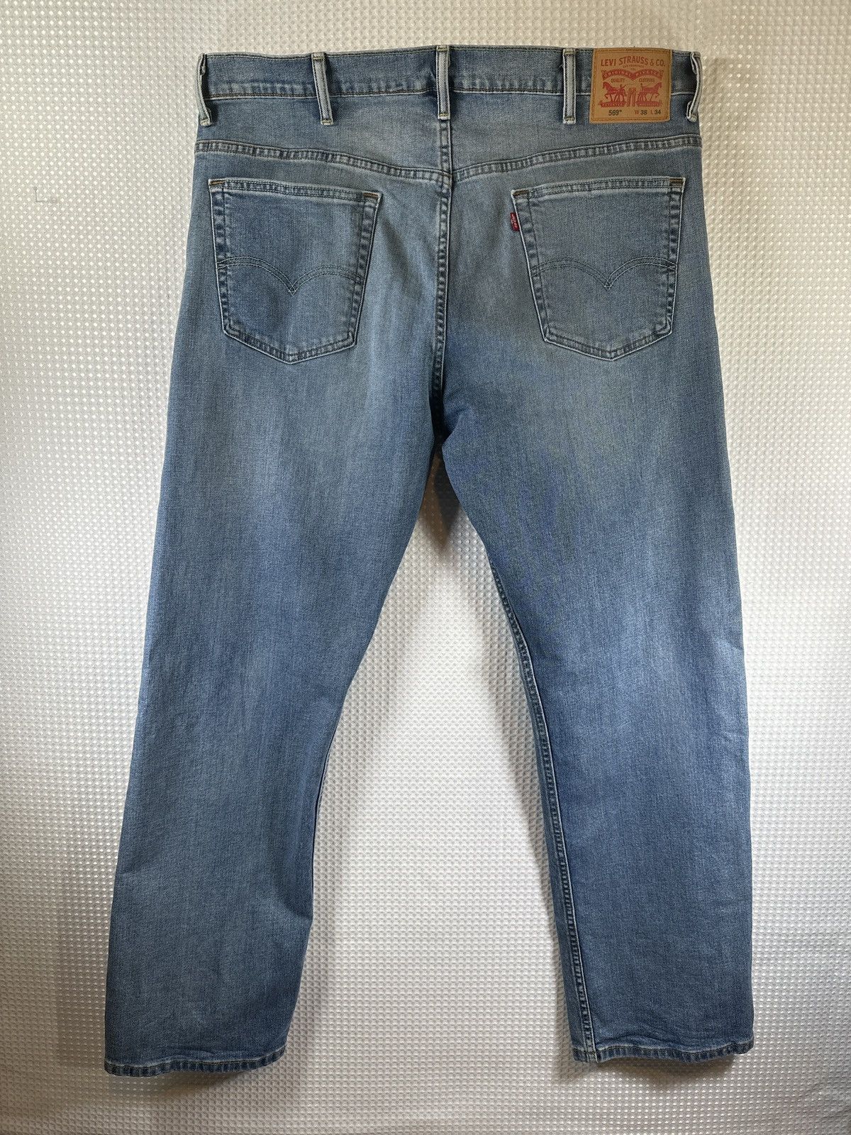 Levi's Levi’s 569 Loose Straight Fit Men's Jeans Medium Wash Size US 38 / EU 54 - 4 Thumbnail