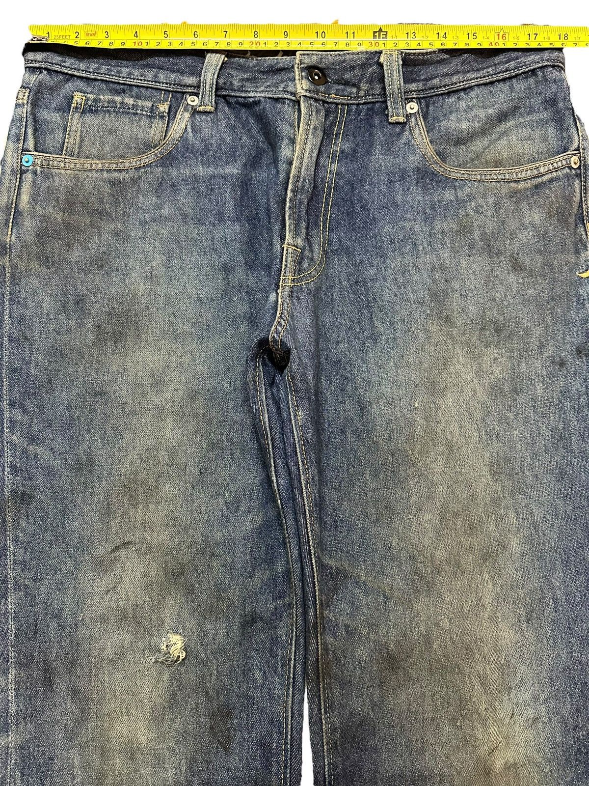 Hurley Hurley Denim Buckle Mud Wash Style Loose Jeans Size US 34 / EU 50 - 10 Thumbnail
