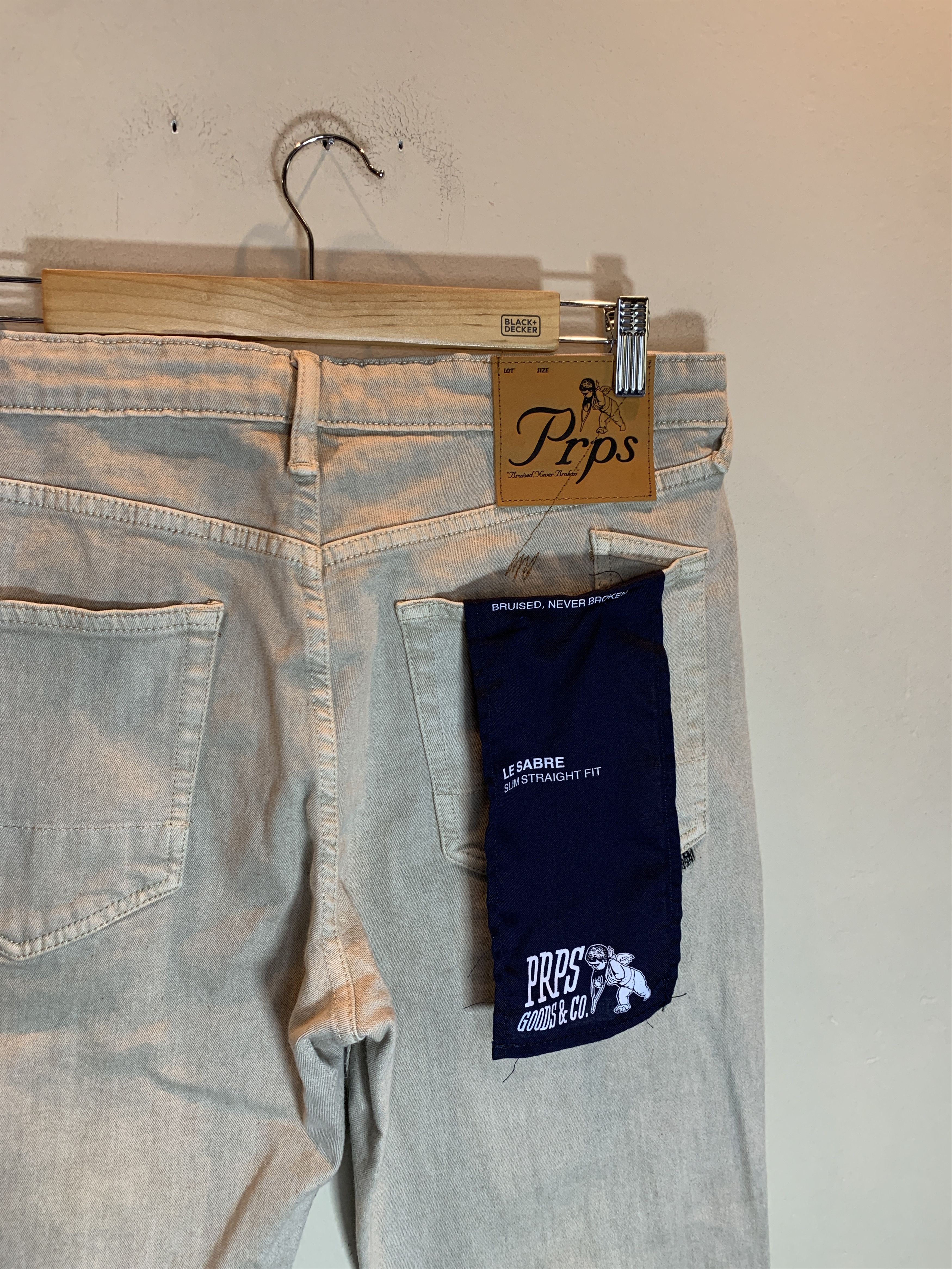 Prps *RARE* New PRPS Le Sabre Japanese Denim Jeans - 34 Size US 34 / EU 50 - 4 Thumbnail