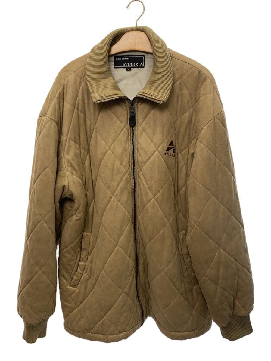 Avirex Polyester Quilted Jacket Beige