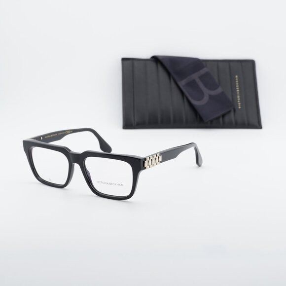 Victoria Beckham Victoria Beckham VB2667 001 Eyeglasses Black 52mm Square Size ONE SIZE - 10 Thumbnail